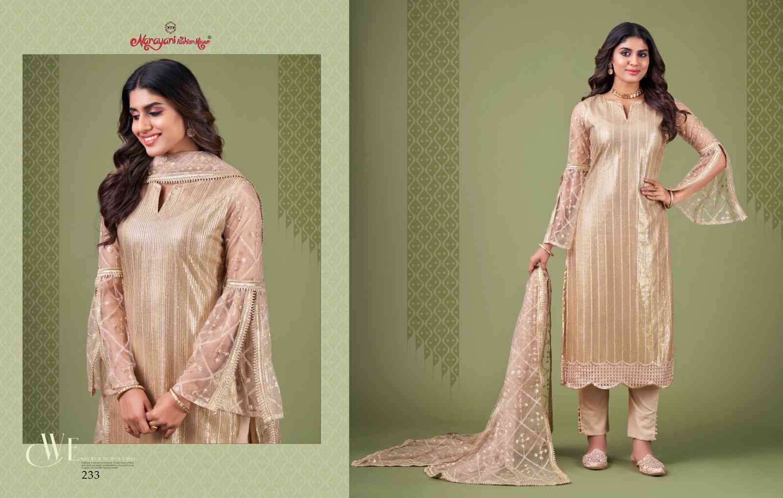 Narayani Zehra Vol 4 Designer Party Wear Straight Suit Catalog Exporter view 31