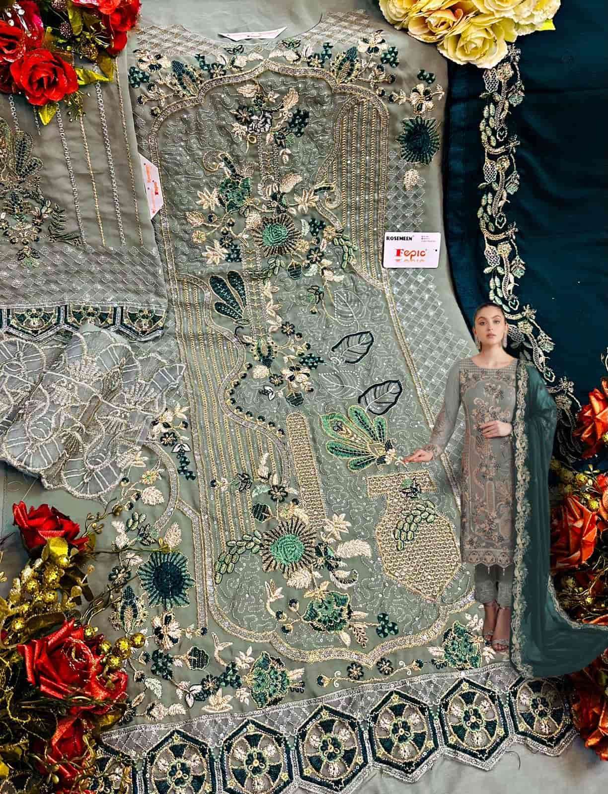 Fepic D 5234 Colors Party Wear Georgette Pakistani Salwar Suit Catalog Exporter view 6