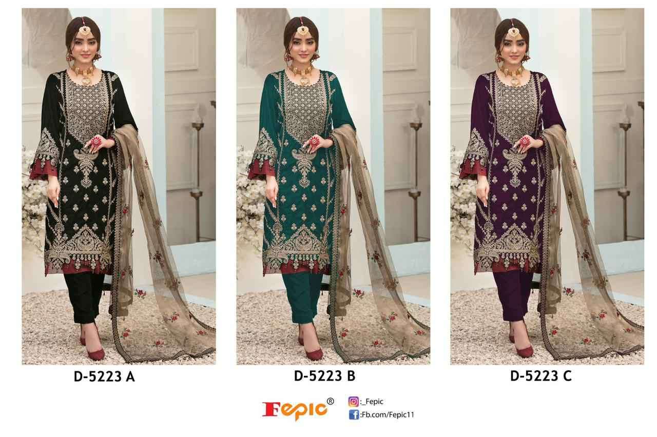 Fepic D 5223 Colors Pakistani New designer suit Catalog view 7