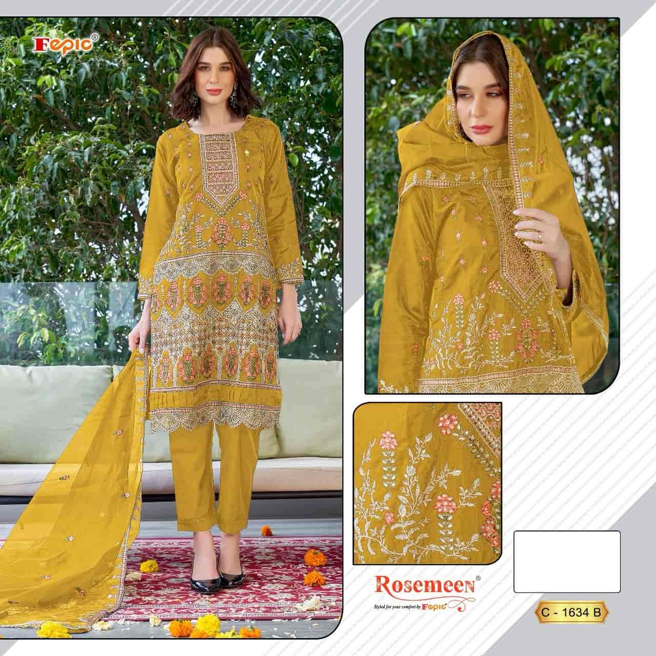 Fepic C 1634 Colors Pakistani Festive Wear Style Designer Pakistani Suit Exporter view 2