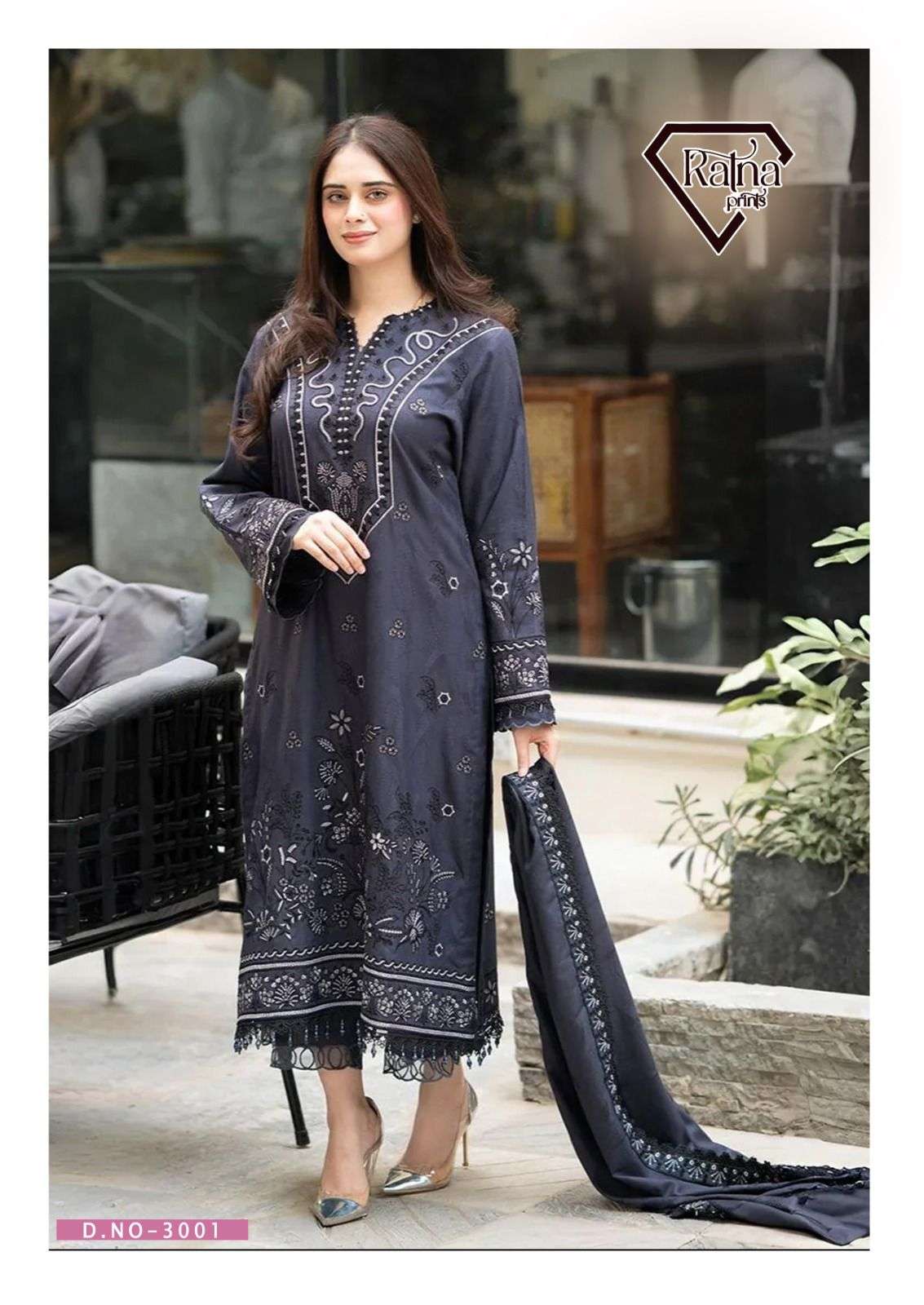 Firdous Vol 3 Heavy Cotton Unstitched Suit view 10