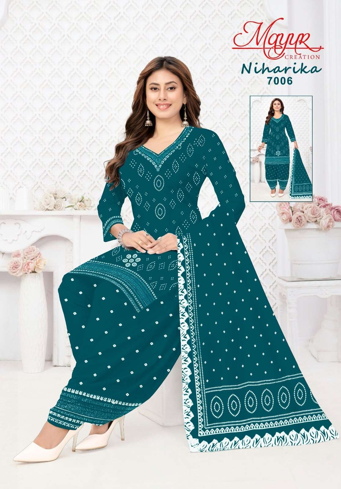 Mayur Niharika Vol 7 Pure Cotton Dress Material view 9