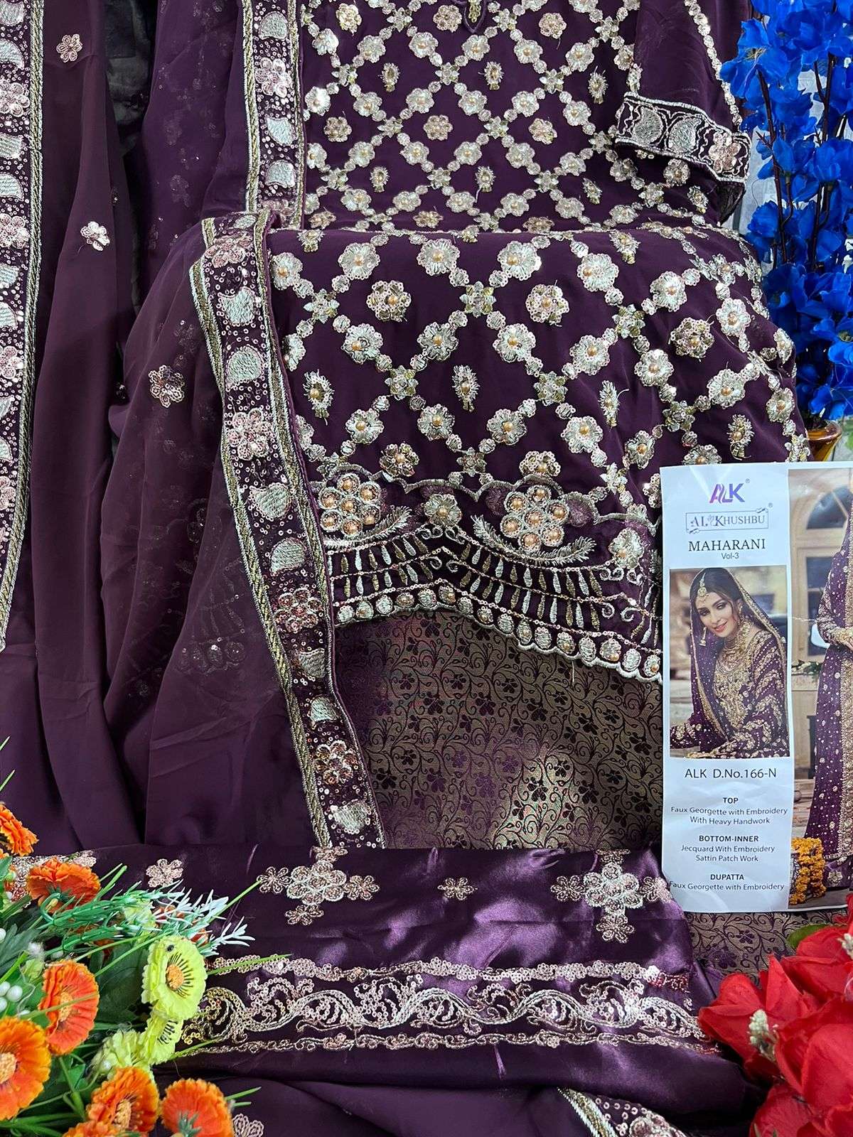 Al Khushbu Maharani Vol 4 Colours 4 Pakistani Suit Designs view 13