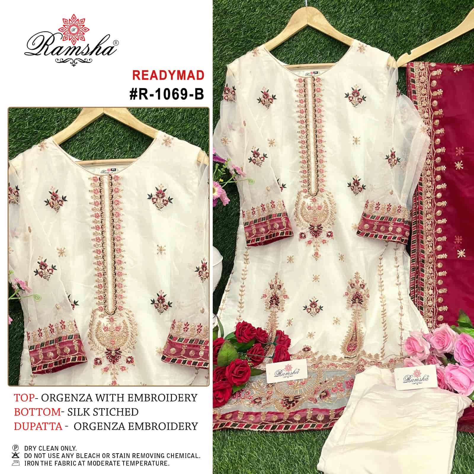 Ramsha R 1069 Colors Pakistani Designer Party Wear Suit Wholasaler view 3