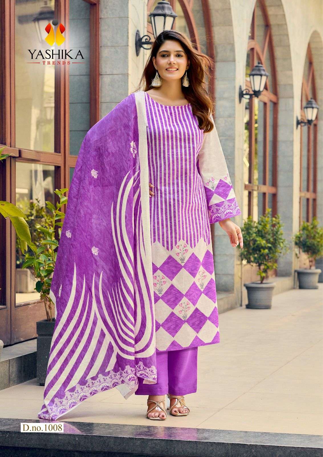 Yashika Ziana Premium Wear Cotton Dress Catalog view 9
