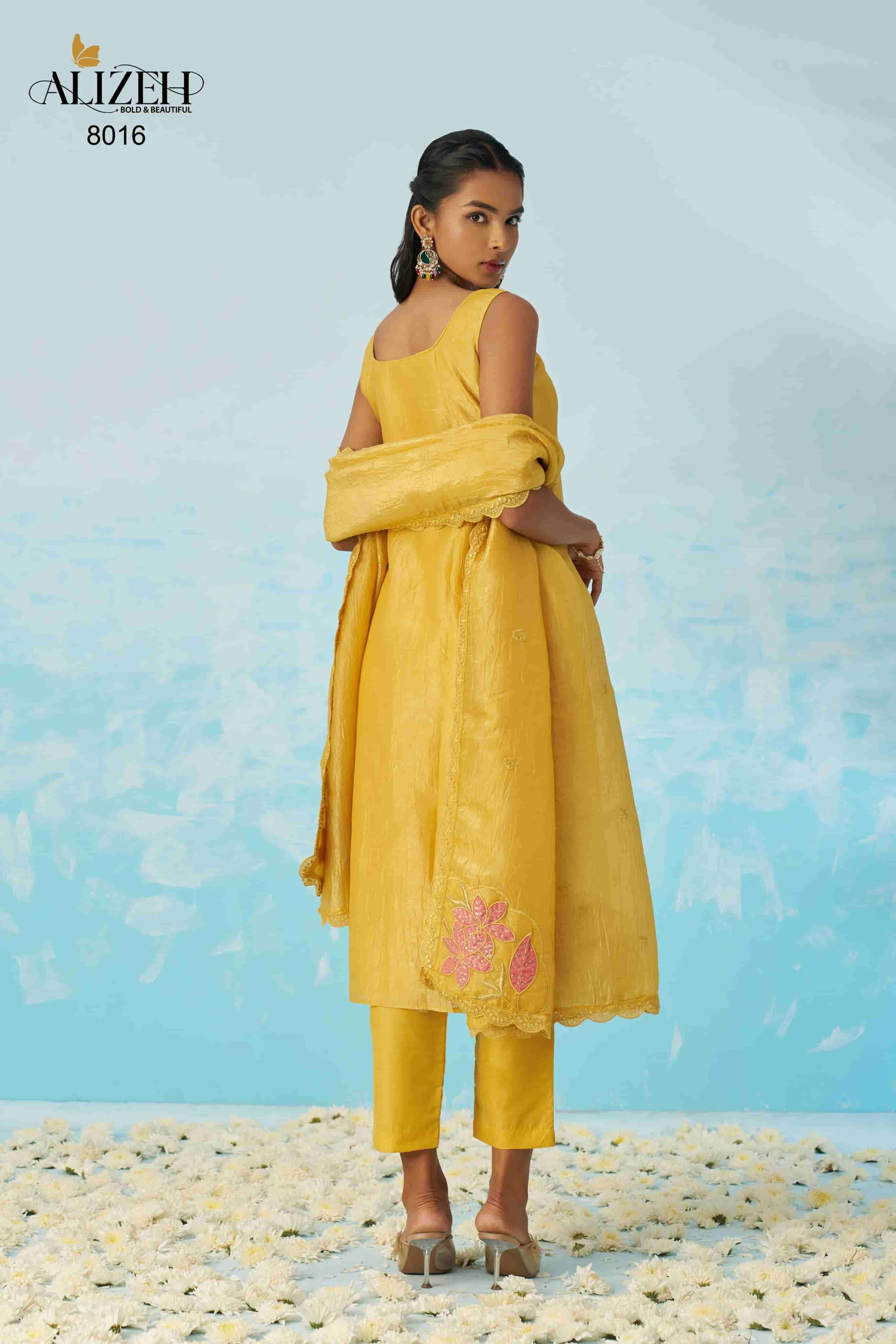 Alizeh Jasmine Fancy Crush Salwar Suit view 3