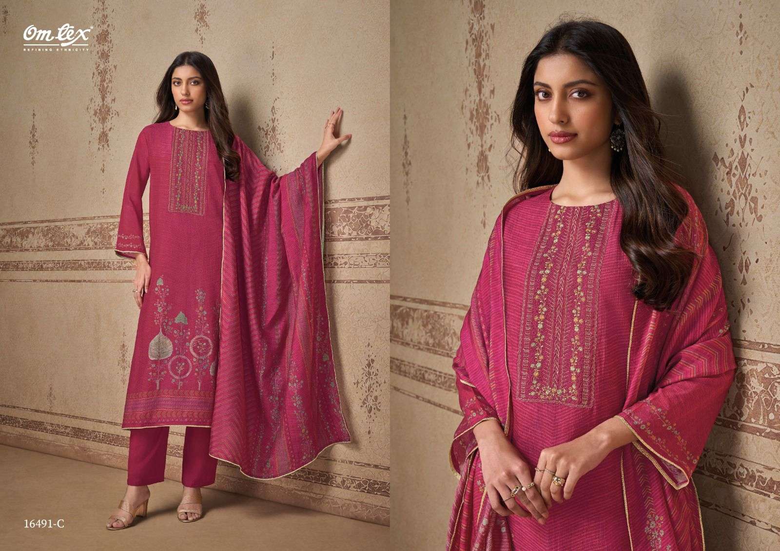 Omtex Ayla Fancy Silk Premium Ladies Dress view 6