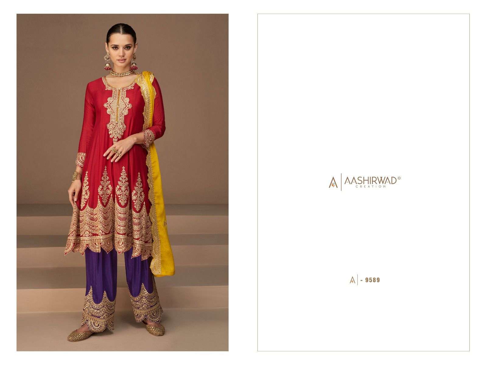 Aashirwad gulkand heena Exclusive Party Wear Readymade Dress Collection view 4