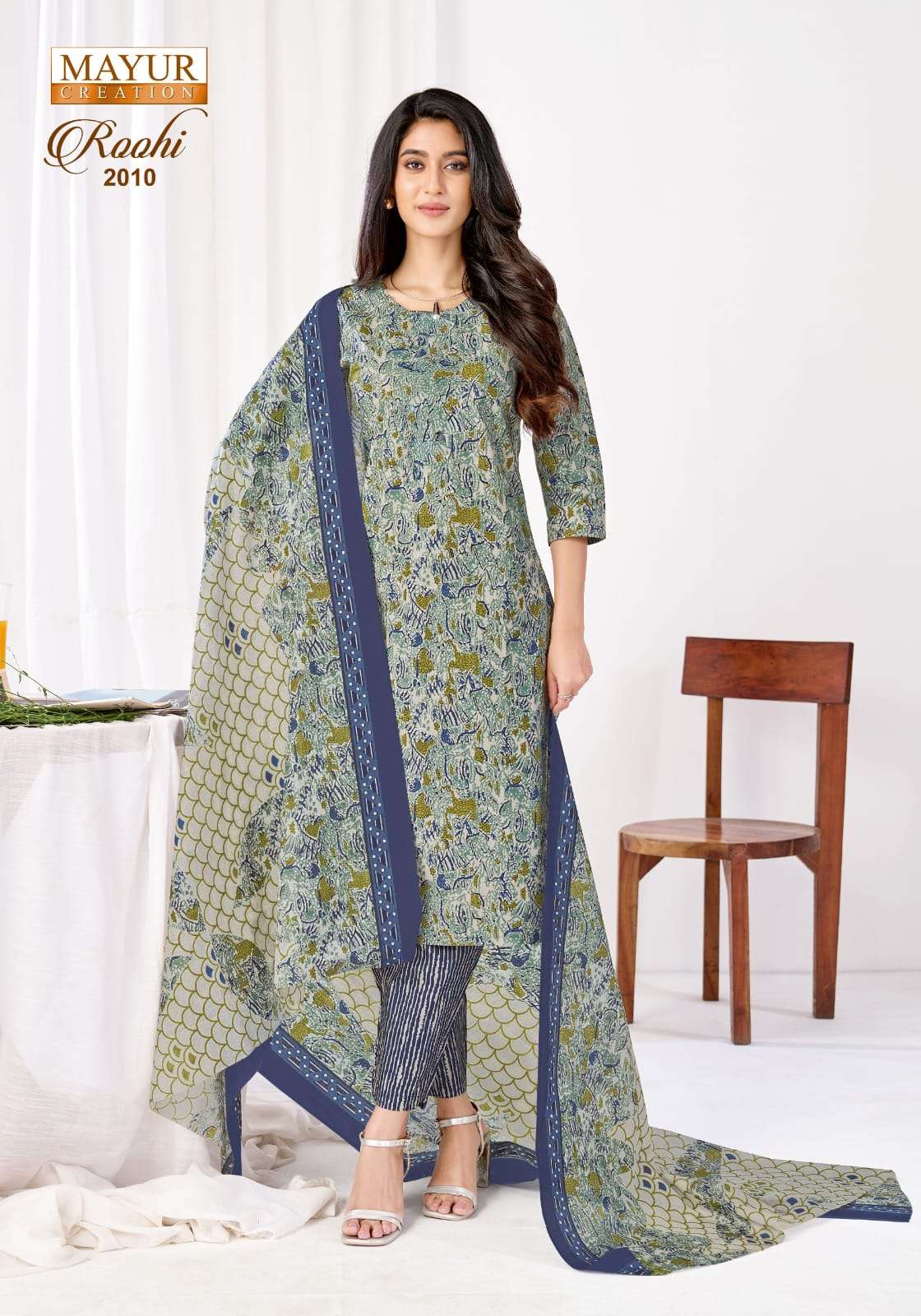 Mayur Roohi Vol 2 Pure Cotton Dress Material view 12