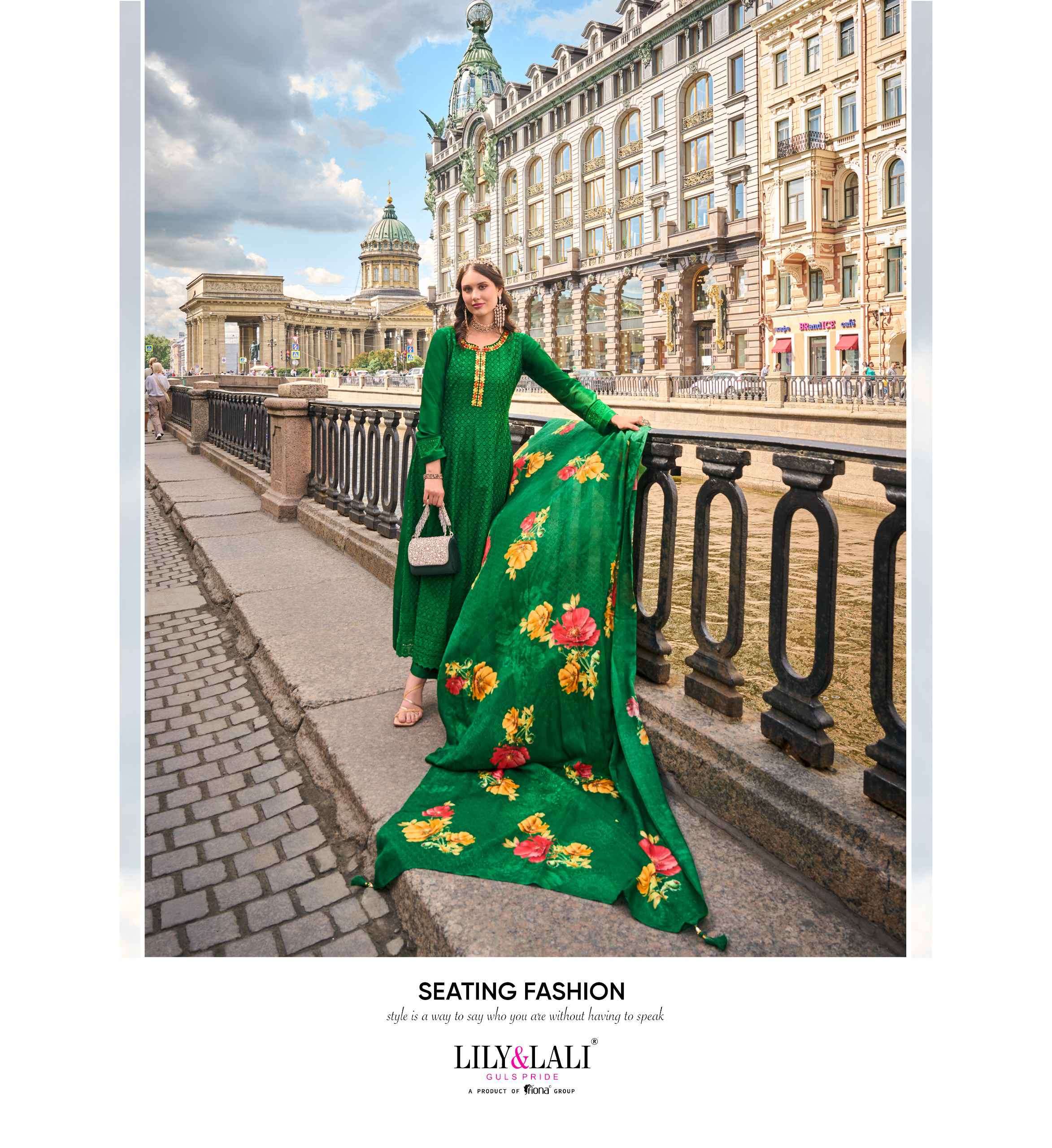 Lily And Lali Alamzeb Anarkali Pattern Premium Design Readymade Suit view 9
