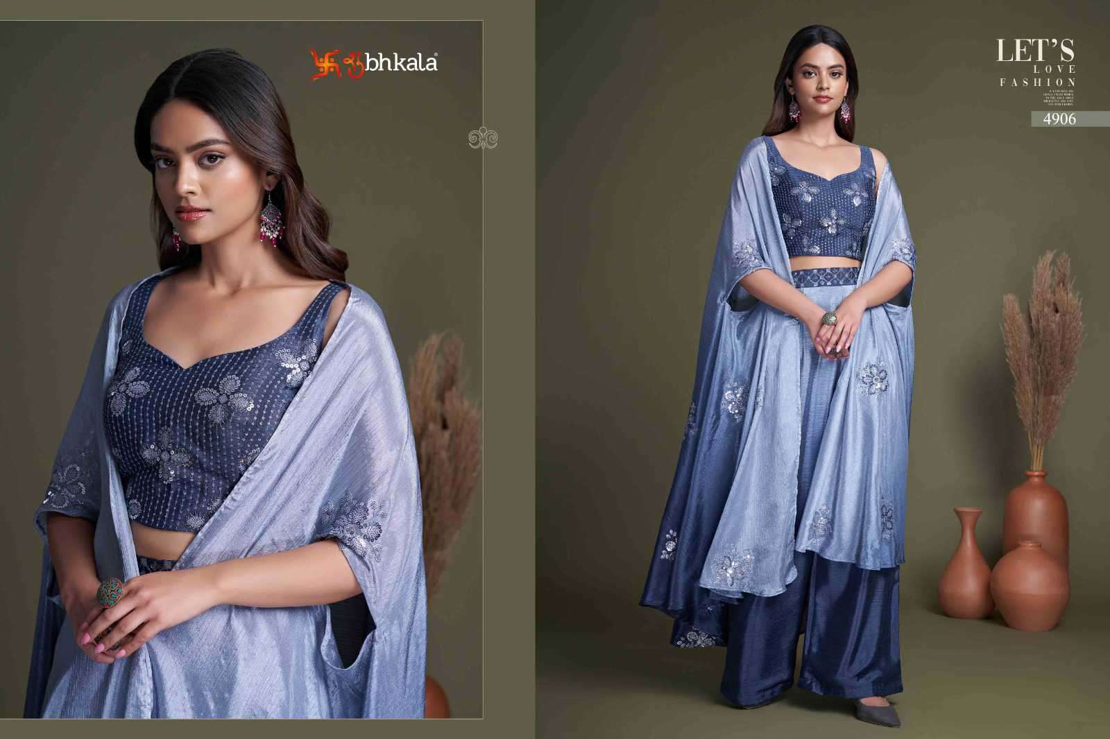 Shubhkala Flory Vol 34 Exclusive Shrug Style 3 Piece Stylish Western Outfit view 12