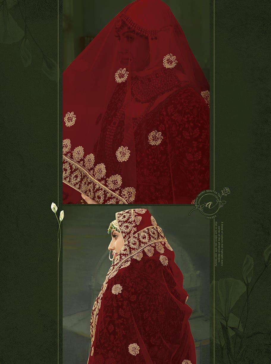 Senhora Peplum Bridal heritage Vol 8 Designer Heavy Work Bridal Dress Collection view 12