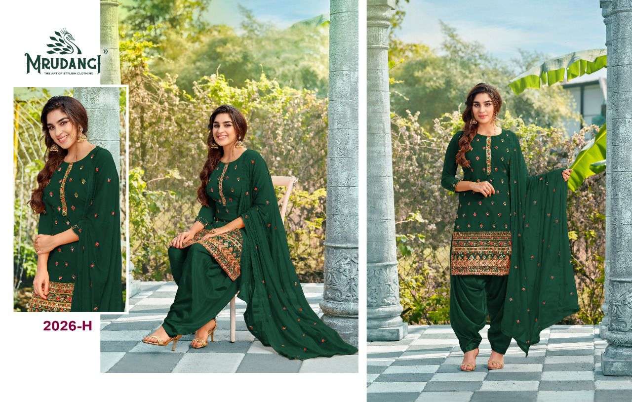 Mrudangi Saheli 2026 Colors Vol 2 Georgette Patiala Design Suit view 3
