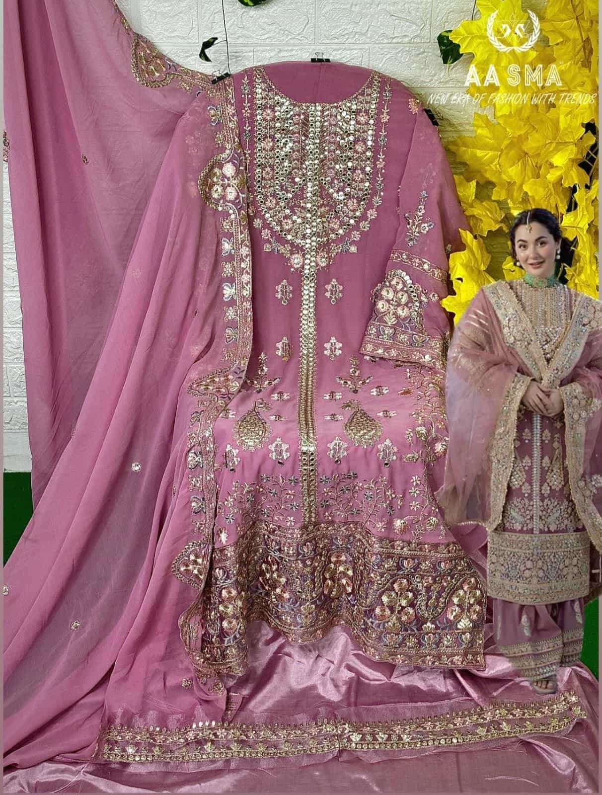 Aasma Festive Heavy Designer Pakistani Salwar Suit view 4