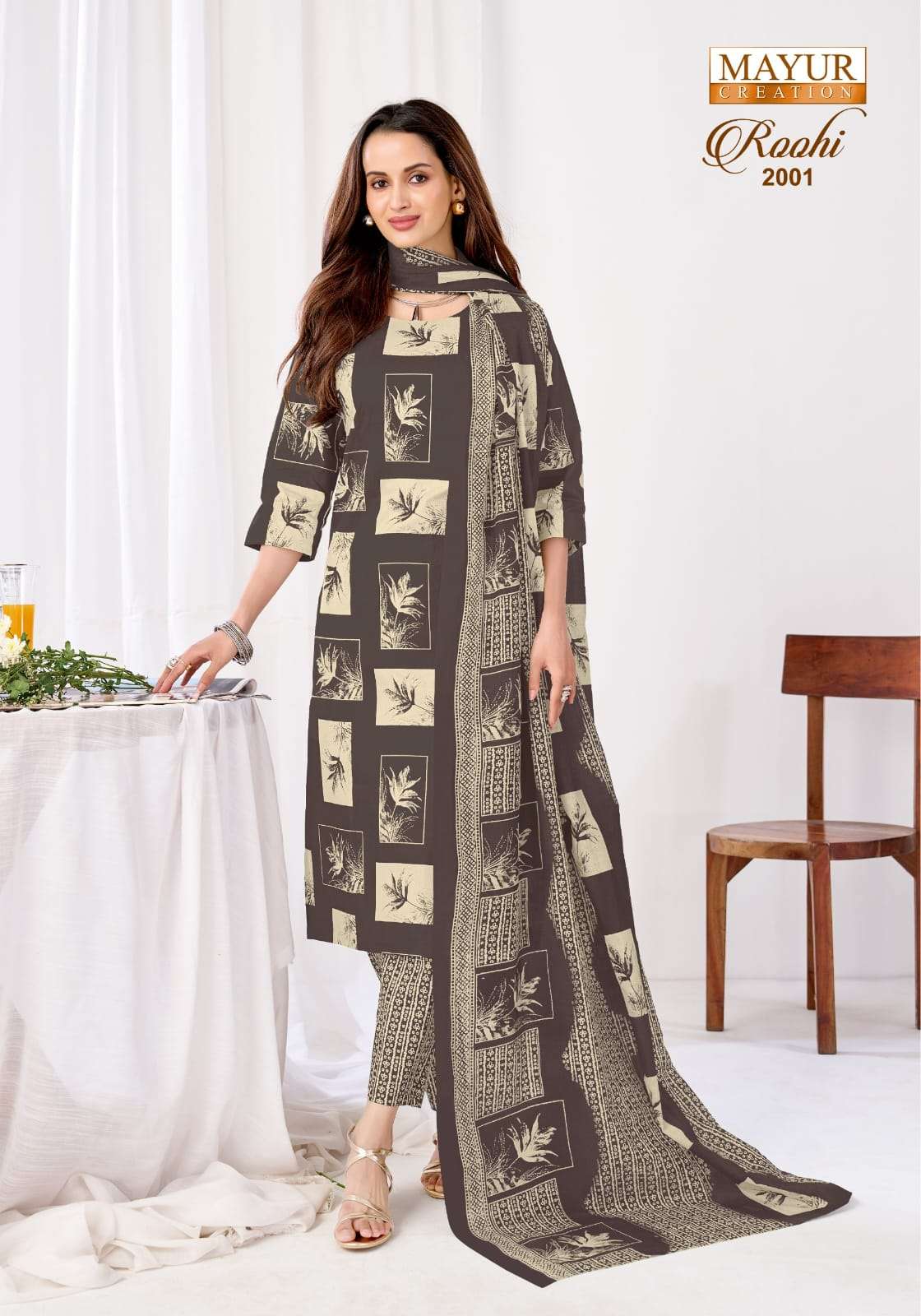 Mayur Roohi Vol 2 Pure Cotton Dress Material view 8