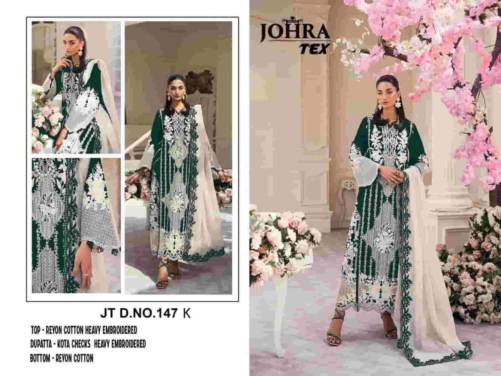 Johra Tex 147 K Designer Embroidered Pakistani Cotton Suit view 3