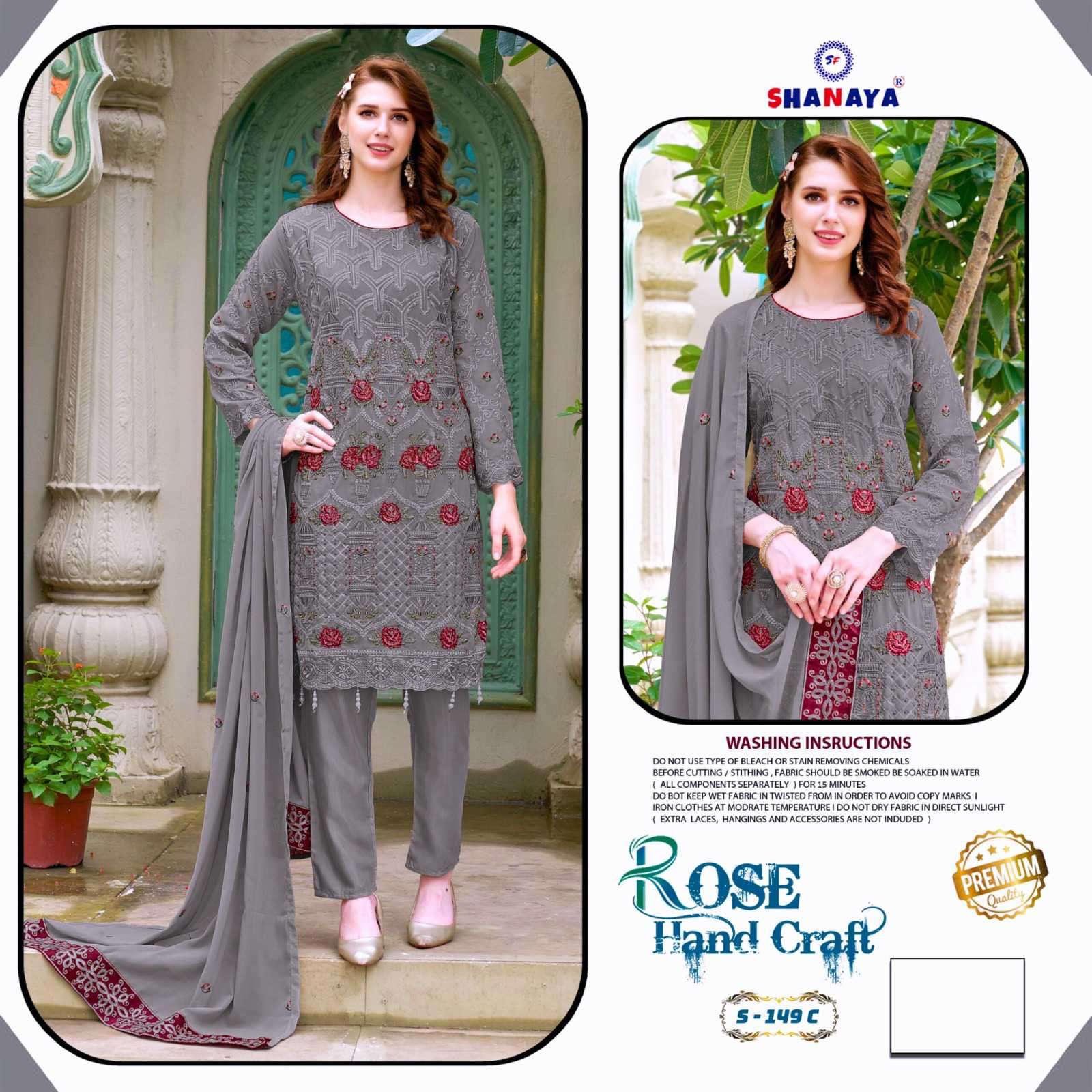 Shanaya S 149 Colors Festive Wear Georgette Pakistani Suit view 2