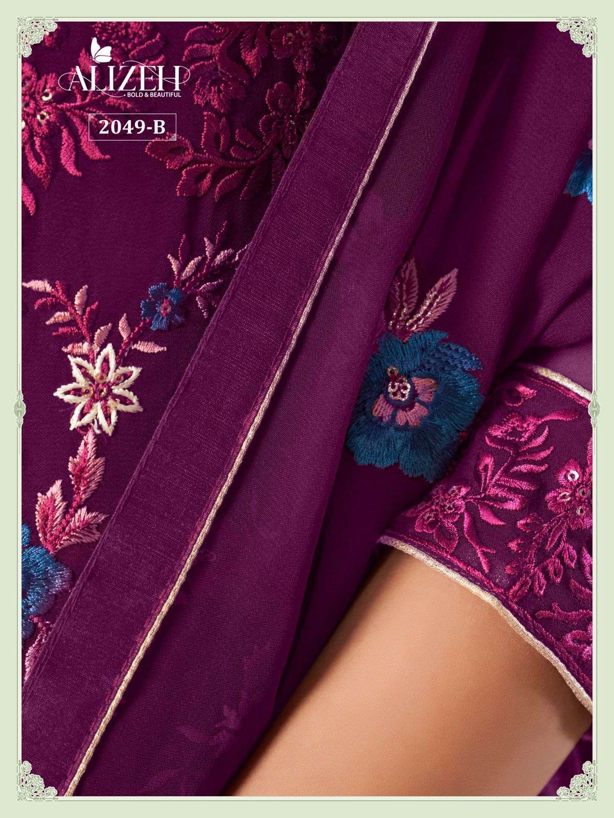 Alizeh Zaida Vol 10 Party Wear Sharara Salwar Kameez New Collection view 14