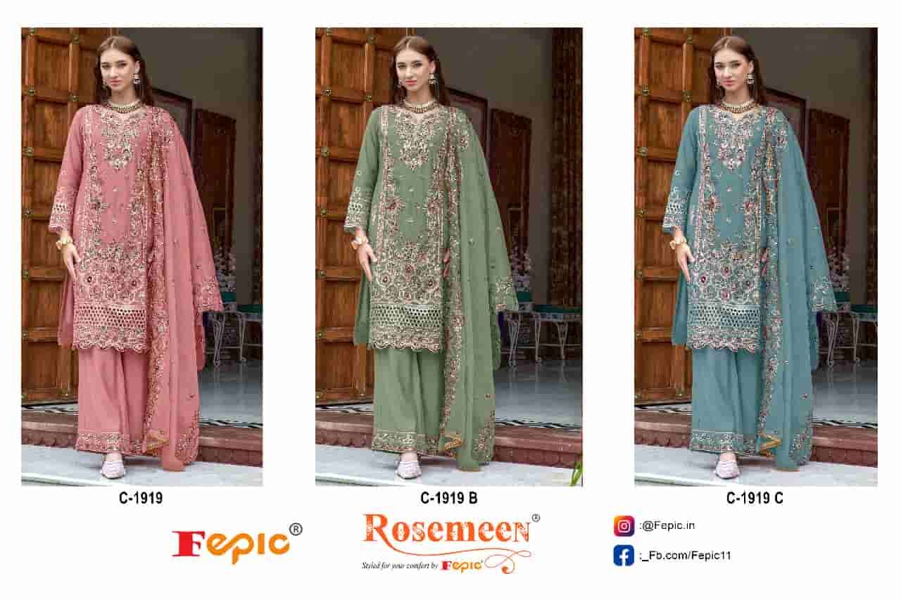 Fepic C 1919 Colors Pakistani Festive Wear Salwar Suit Wholesalers view 4