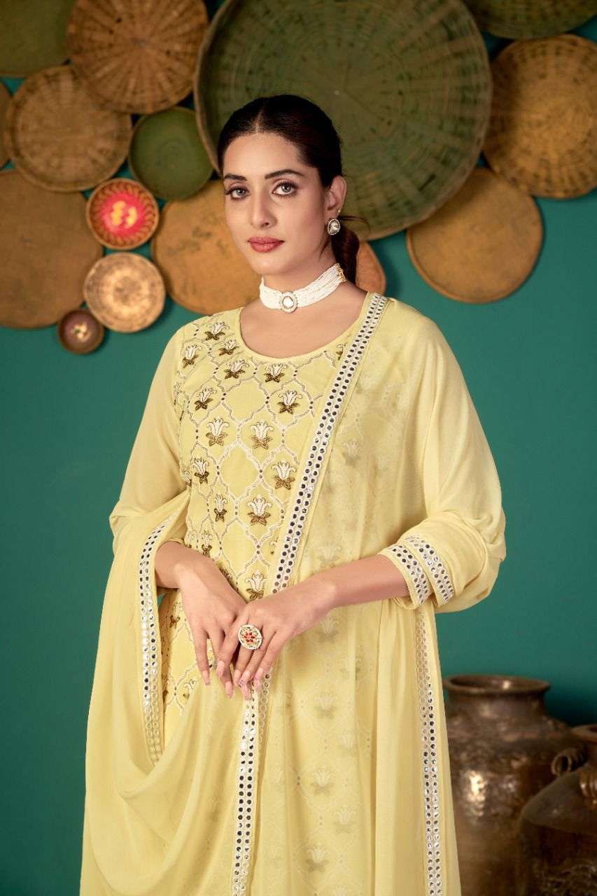 Zeeya Ruhani Faux Georgette Party Salwar Suit view 17