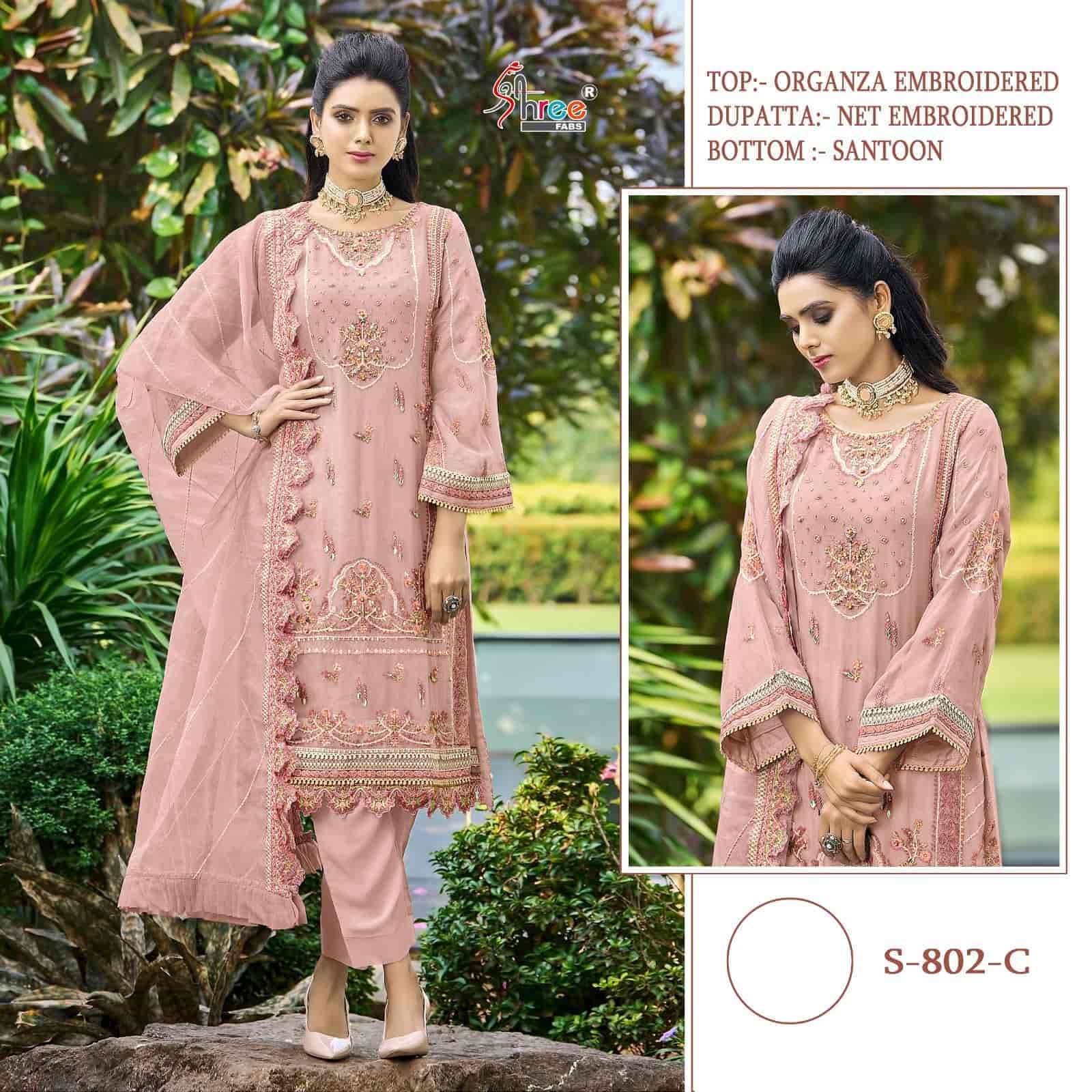 Shree Fabs S 802 Colors Pakistani Style Salwar Suit Online Wholasaler view 4