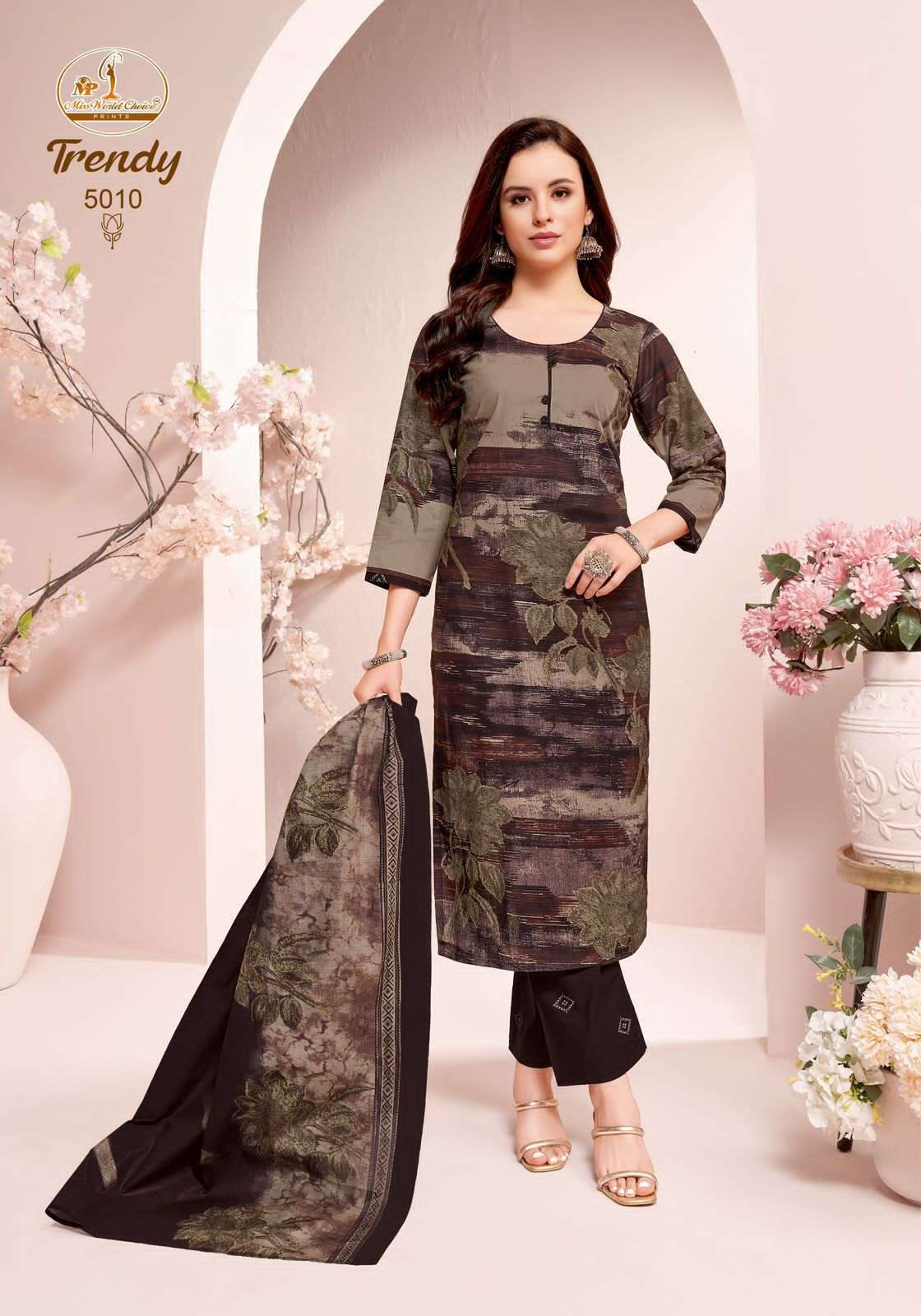 Miss World Choice Trendy Vol 5 Pure Cotton Dress view 8