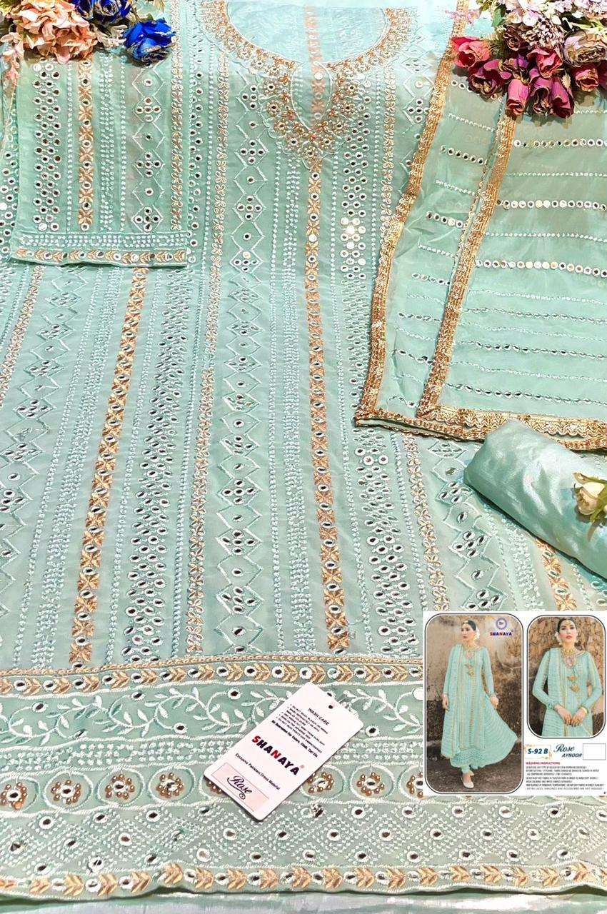 Shanaya Rose Aynooe S 92 Colors Fancy Pakistani Suit New Designs view 5
