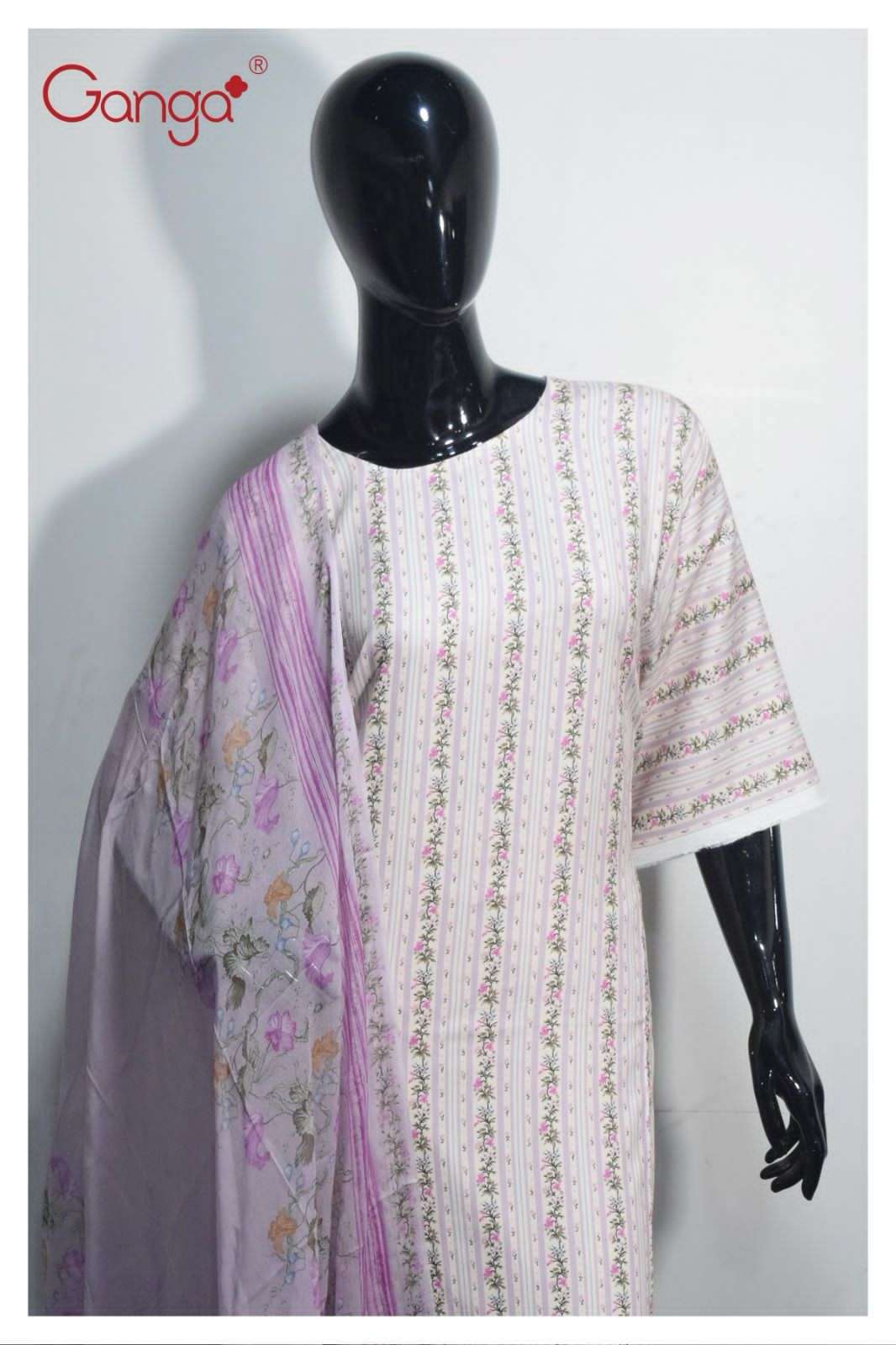 Ganga Amelia 2111 Pure Pashmina Winter Suit view 2