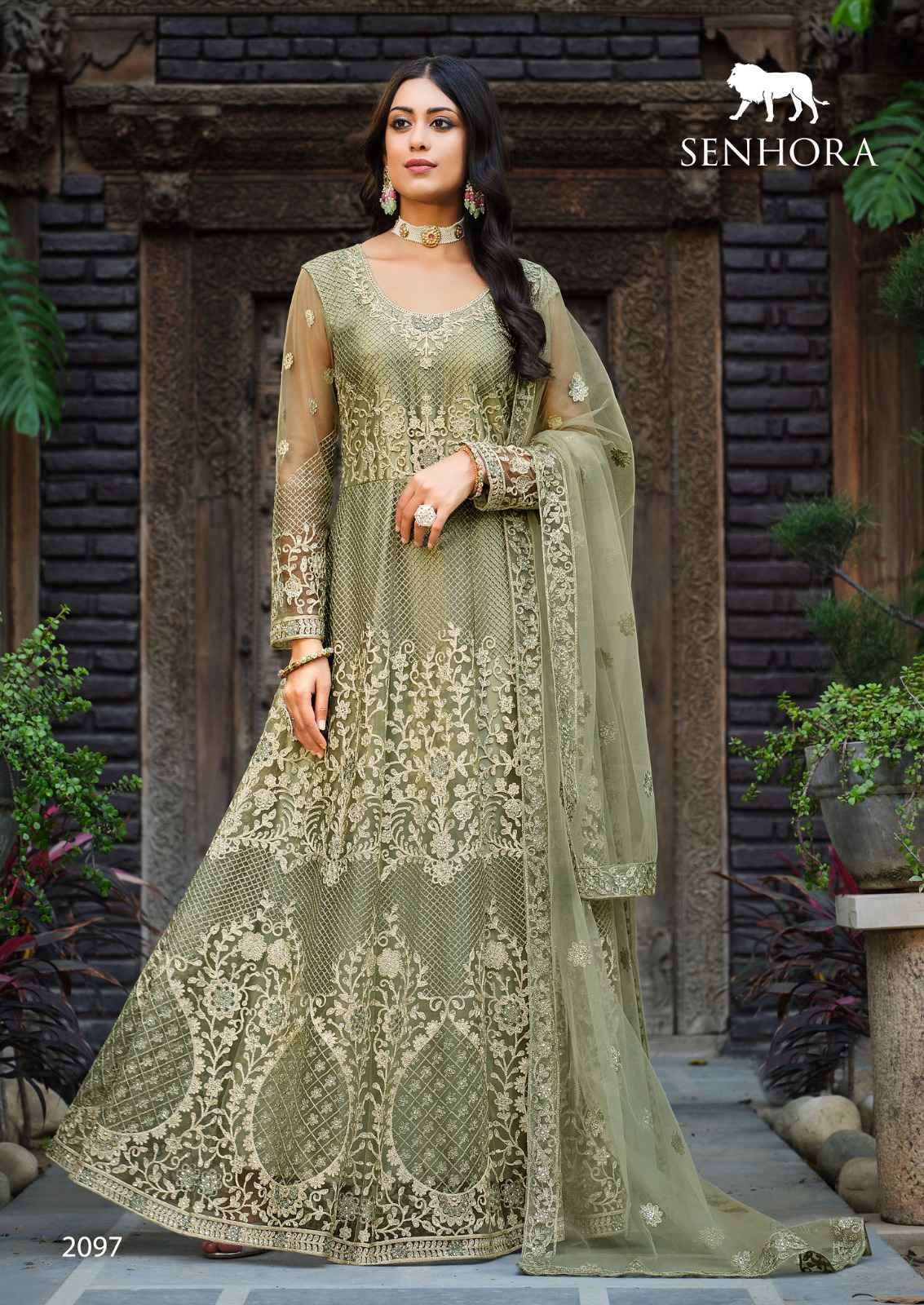 Senhora Amaira 2096 To 2099 Wedding Wear Anarkali Gown Partywear Collection view 5