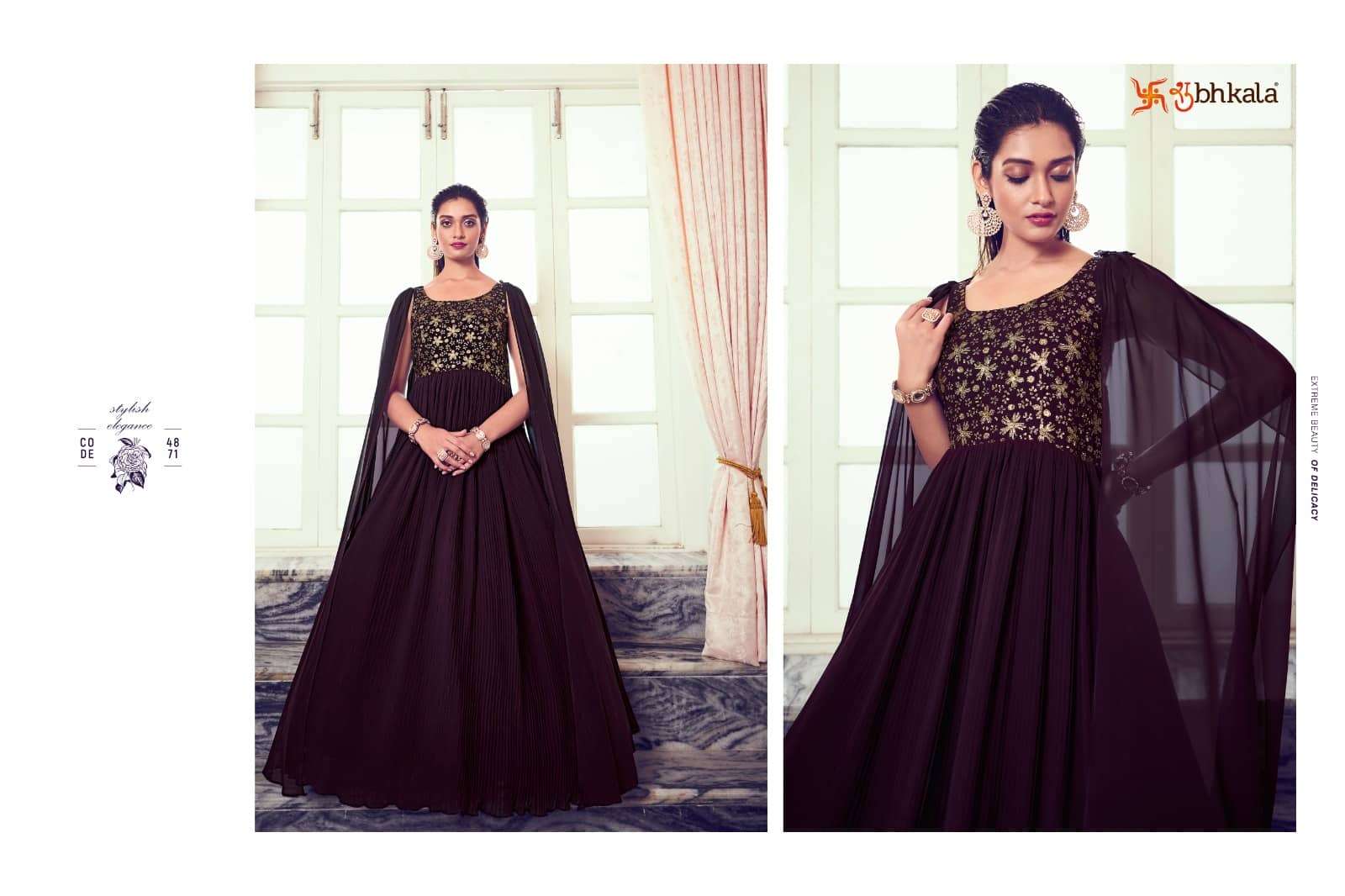 Shubhkala Flory Vol 41 Party Wear Style Designer Fancy Gown Collection view 3