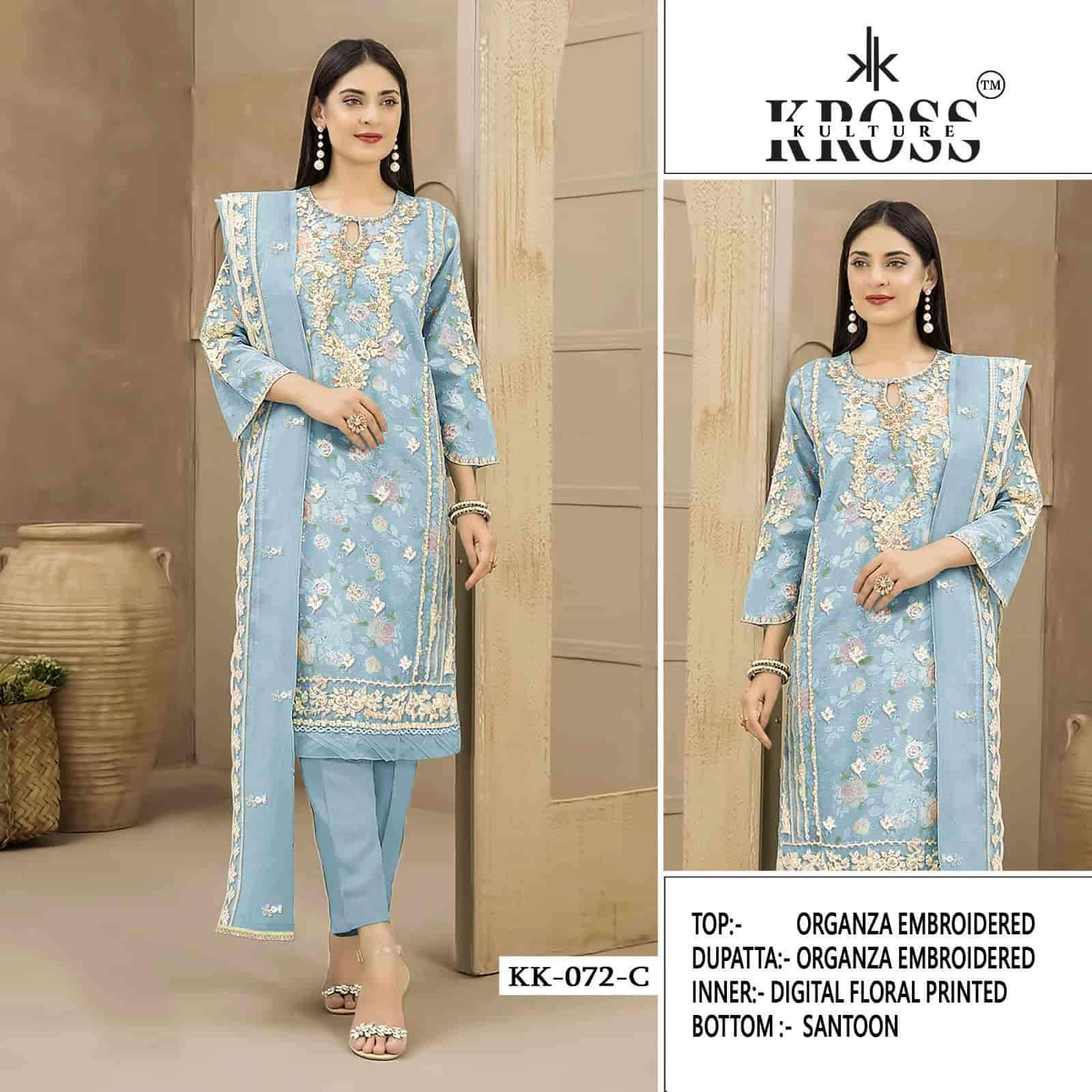 Kross Kulture KK 072 Colors Pakistani Festive Wear Style Designer Suit Wholesalers view 4