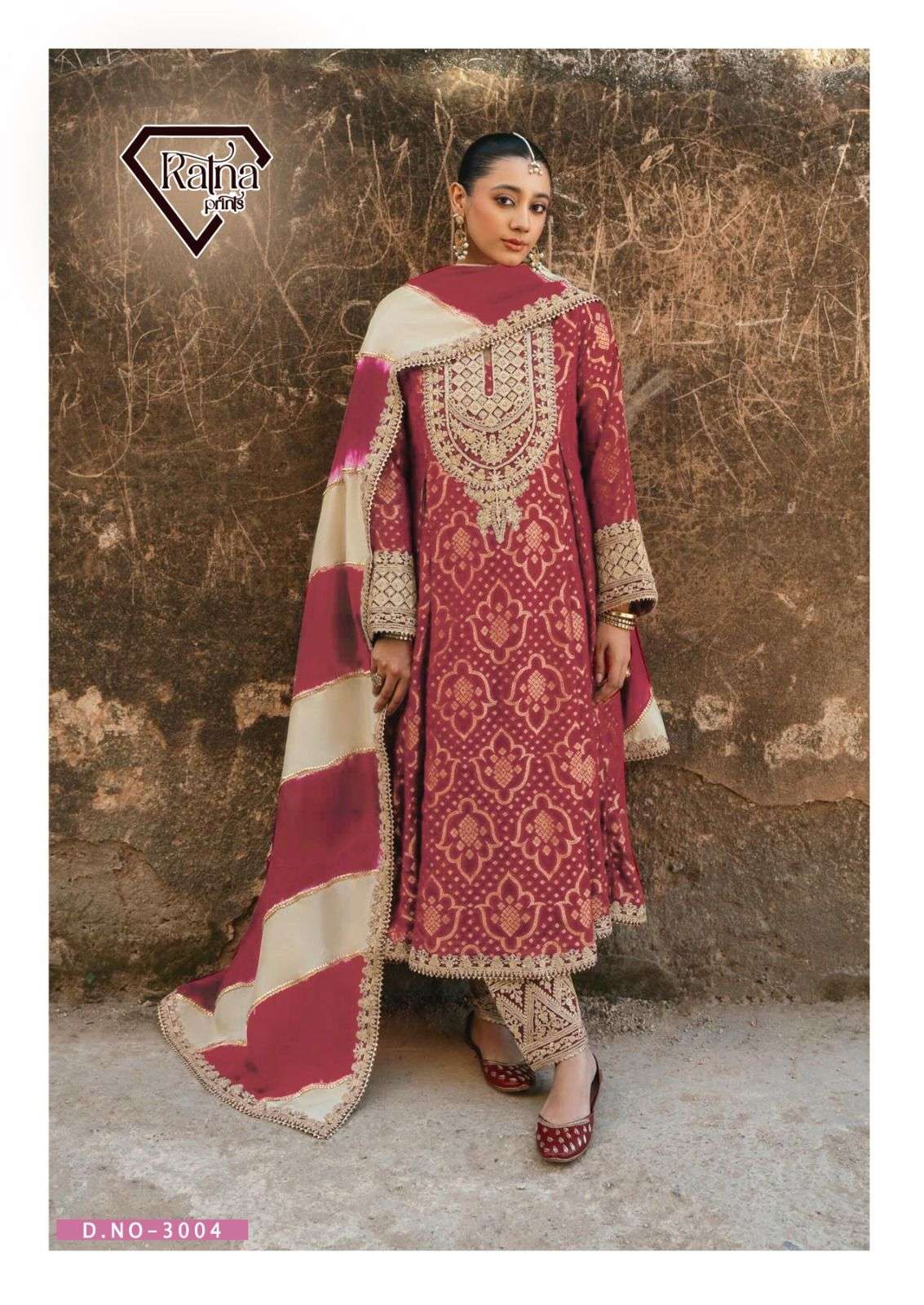 Firdous Vol 3 Heavy Cotton Unstitched Suit view 3
