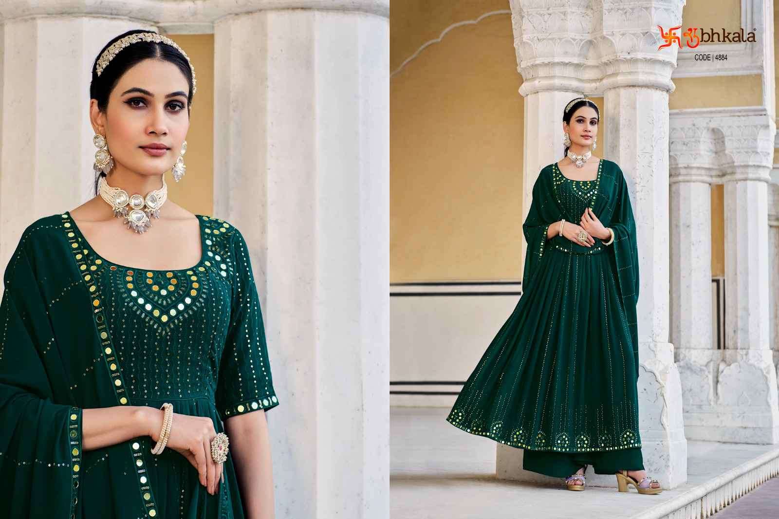 Shubhkala Flory Vol 32 Festive Wear Designer Palazzo Dess New Arrivals view 9