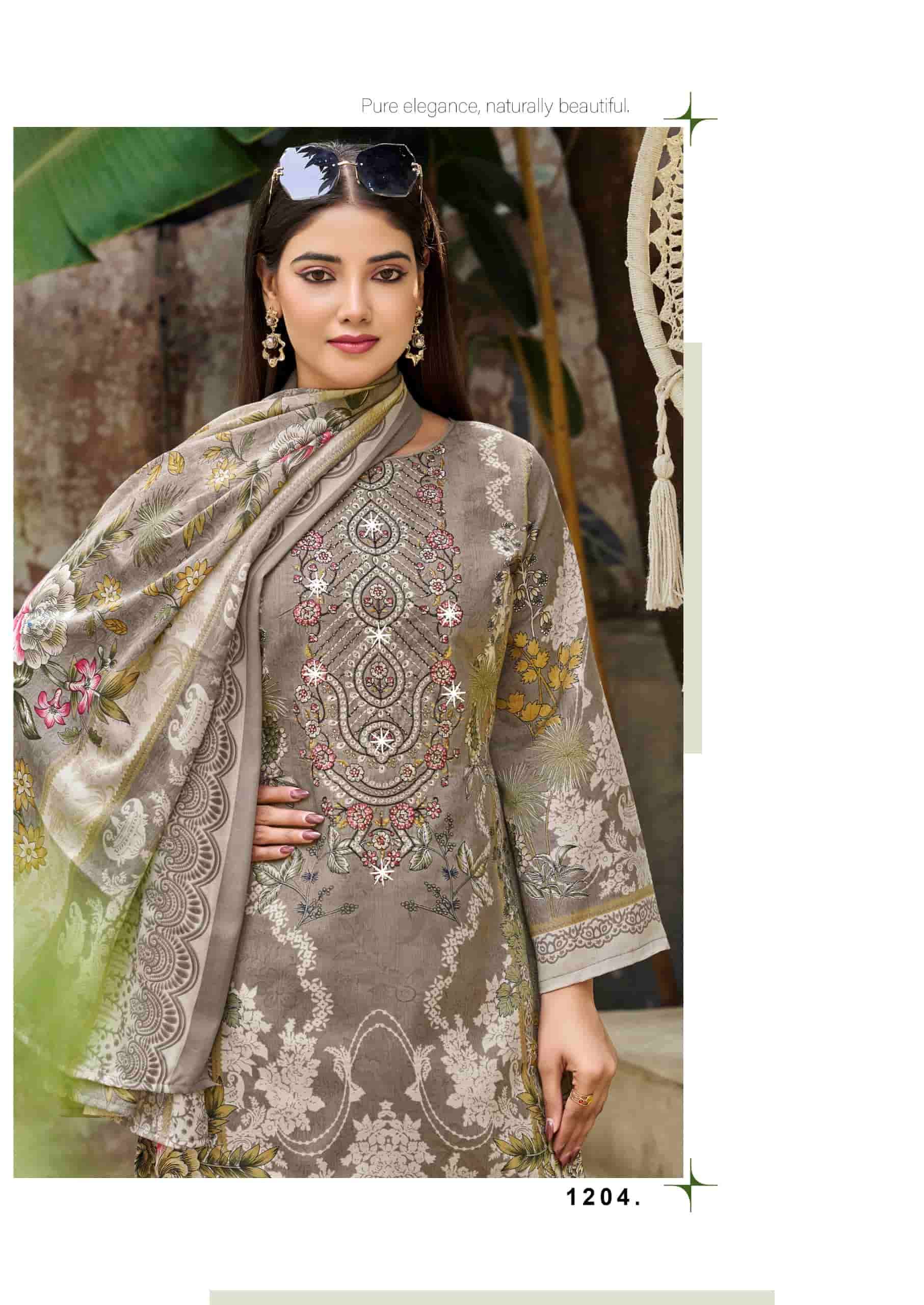 Vandana Fashion Nagina Vol 12 Unstitch Cotton Dress Material view 2