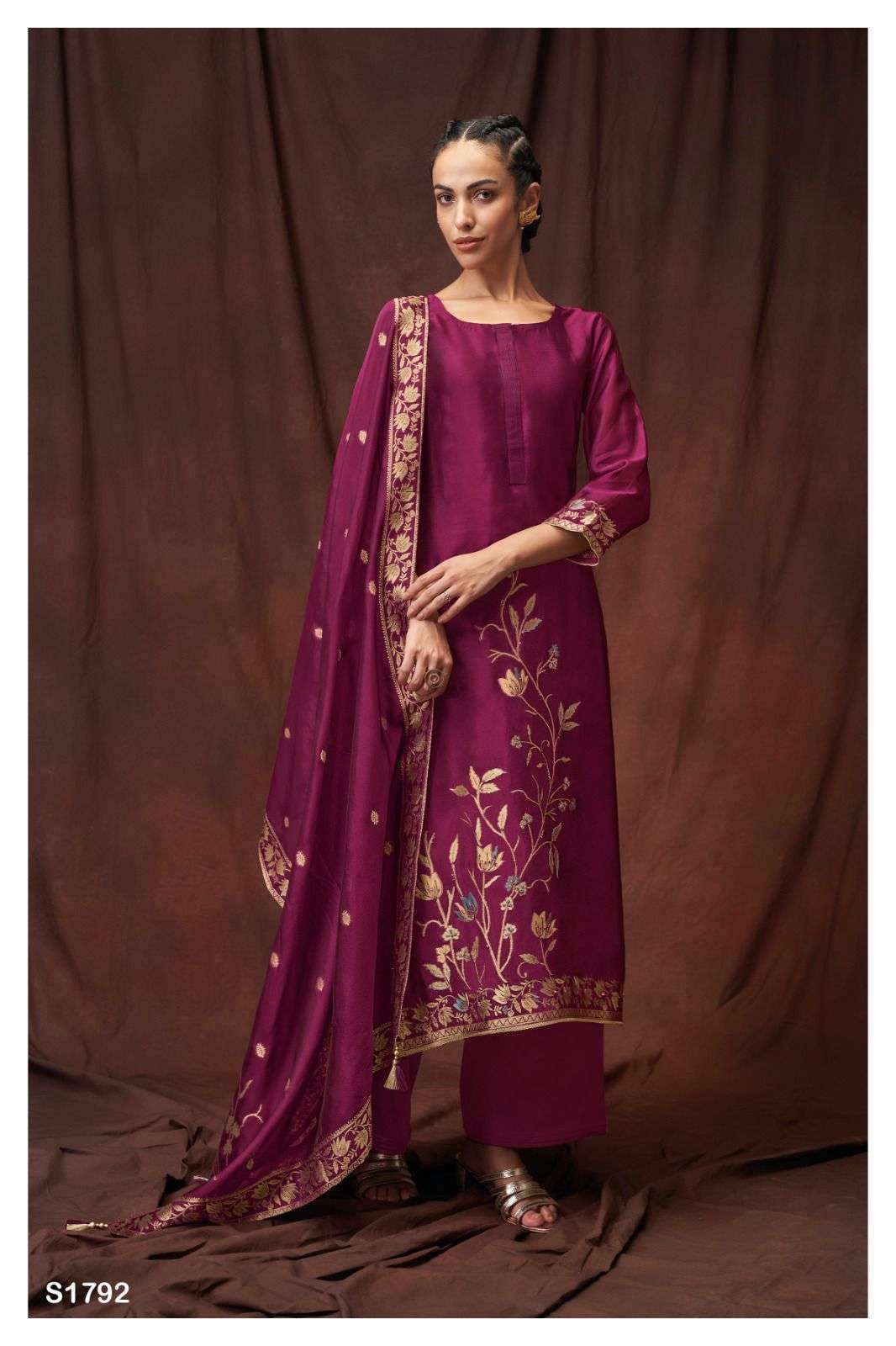 Ganga Chaitra 1792 Premium Silk Festive Suit view 2