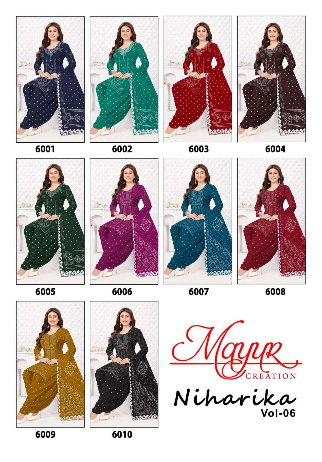 Mayur Niharika Vol 6 Exclusive Cotton Dress view 11
