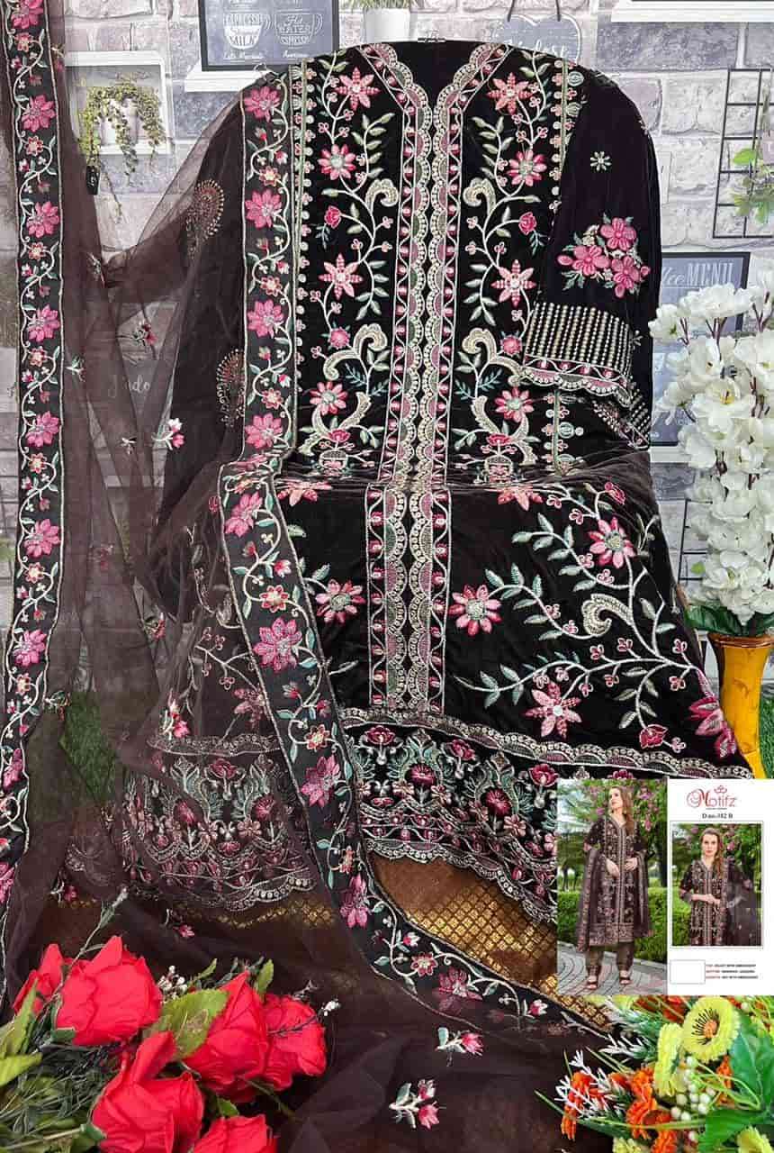Motifz 382 Colors Pakistani Heavy Designer Party Wear Salwar Suit view 6