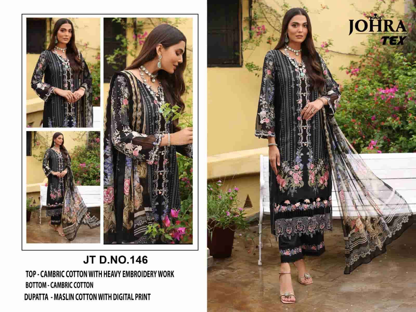 Johra Tex 146 Fancy Designer Embroidered Cotton Dress Collection view 3