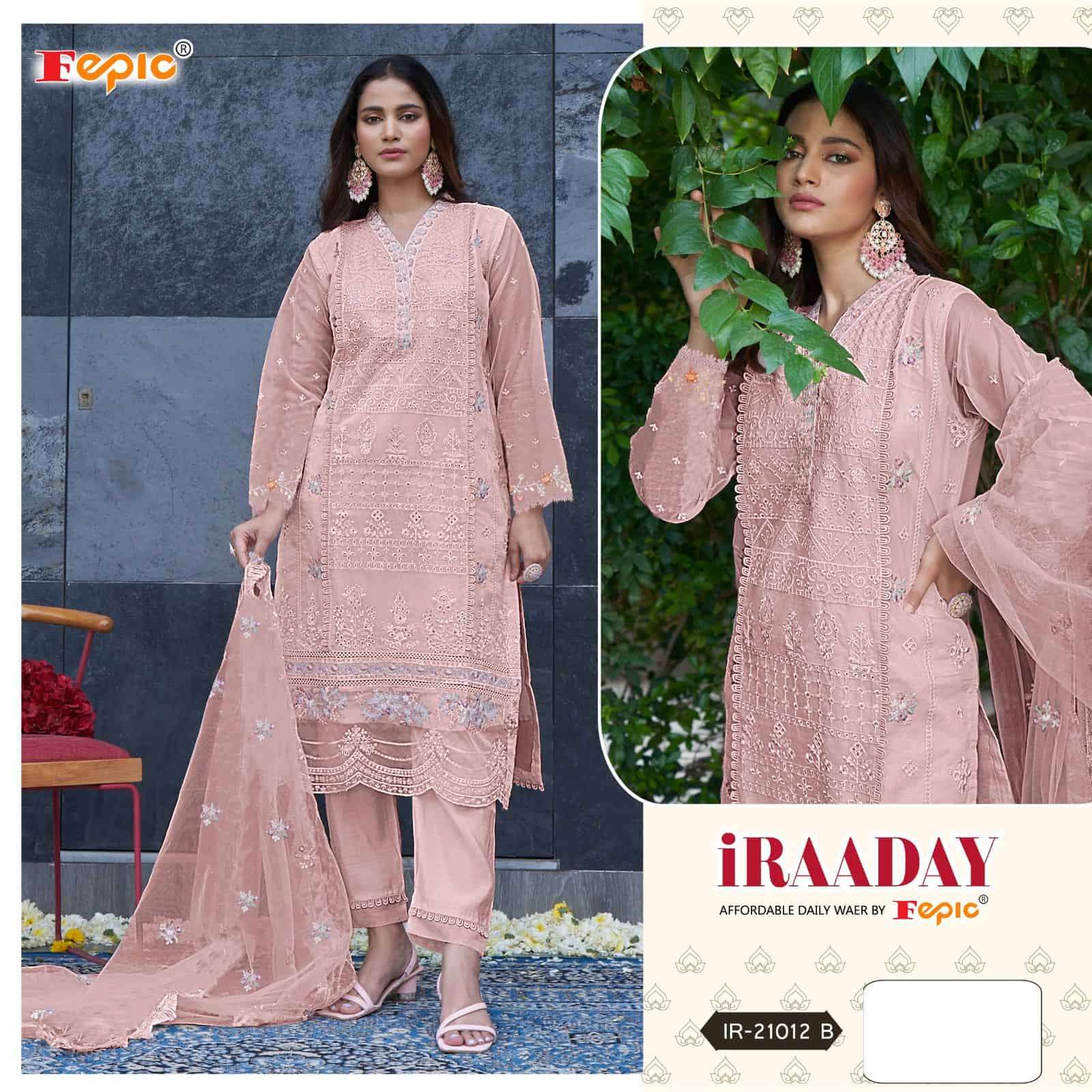 Fepic Iraaday Organza Embroidered Salwar Kameez