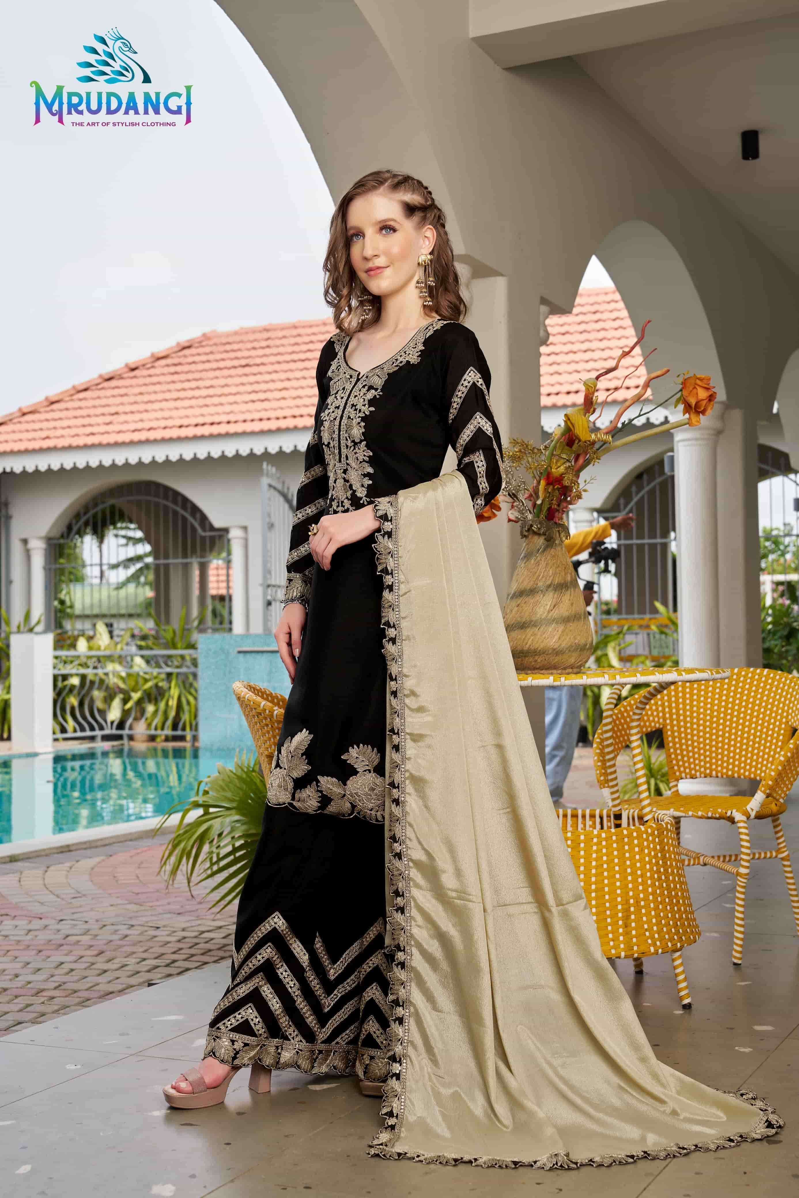 Mrudangi Jessica Stitched Suit Collection At view 6