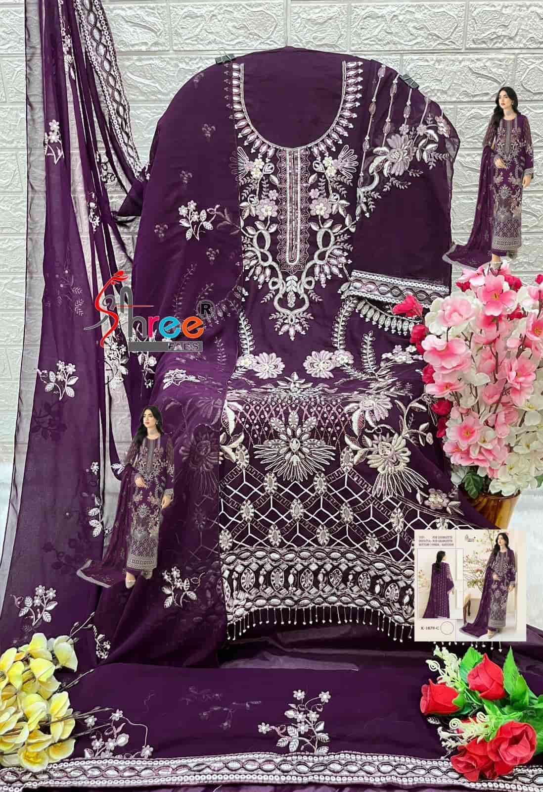 Shree Fabs K 1879 Colors Pakistani Heavy Designer Style Salwar Suit Wholesalers view 7