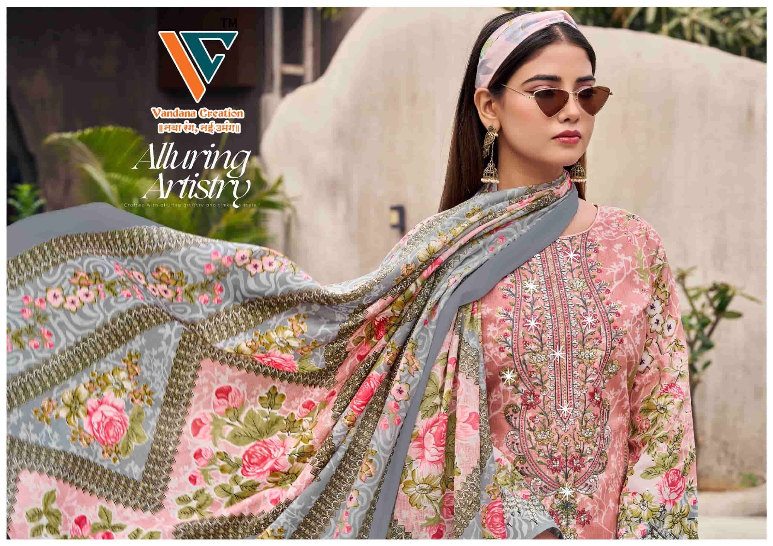 Vandana Fashion Nagina Vol 12 Unstitch Cotton Dress Material view 12