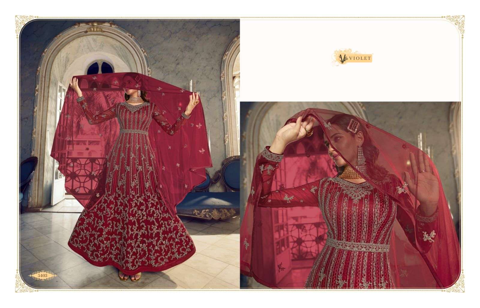 Swagat 5401 to 5408 Series party Wear Gowns Dress view 7