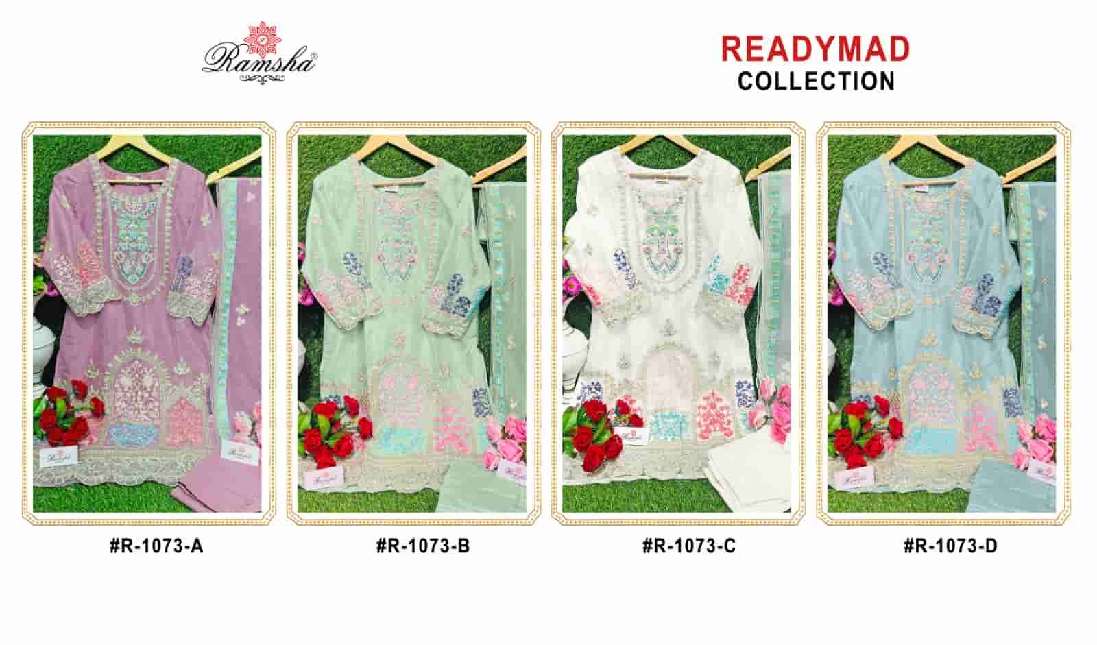 Ramsha R 1073 Colors Pakistani Style Fancy Designer Readymade Suit view 5