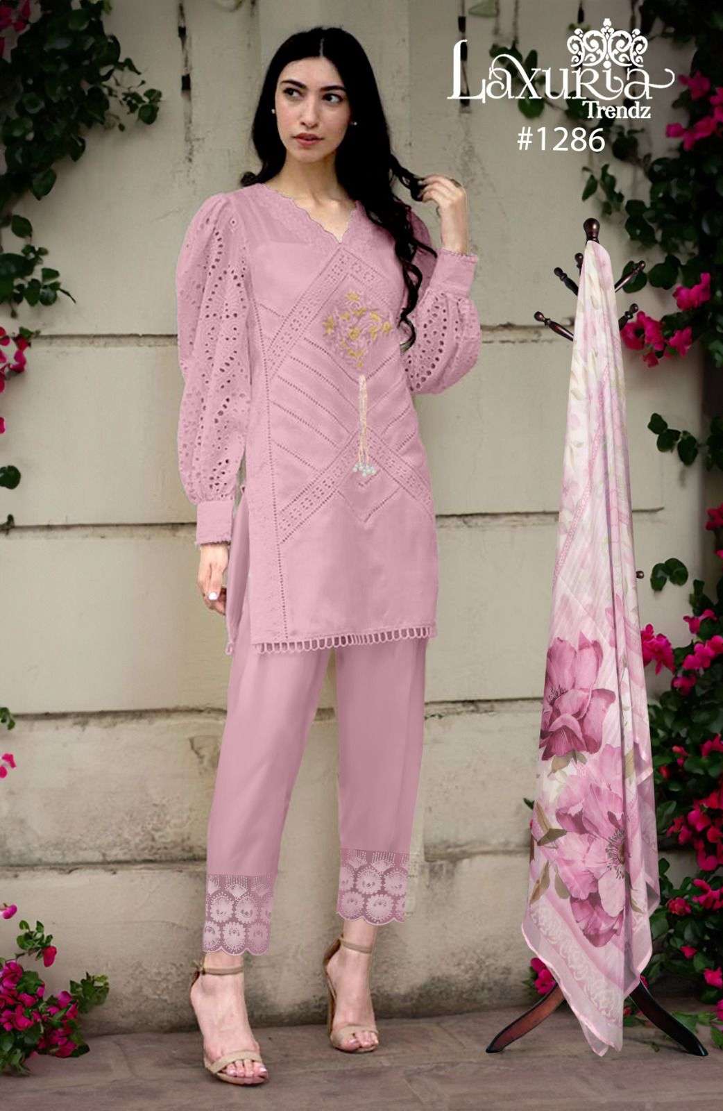Laxuria Trends 1286 Readymade Fancy Pakistani 3 Piece Collection view 6