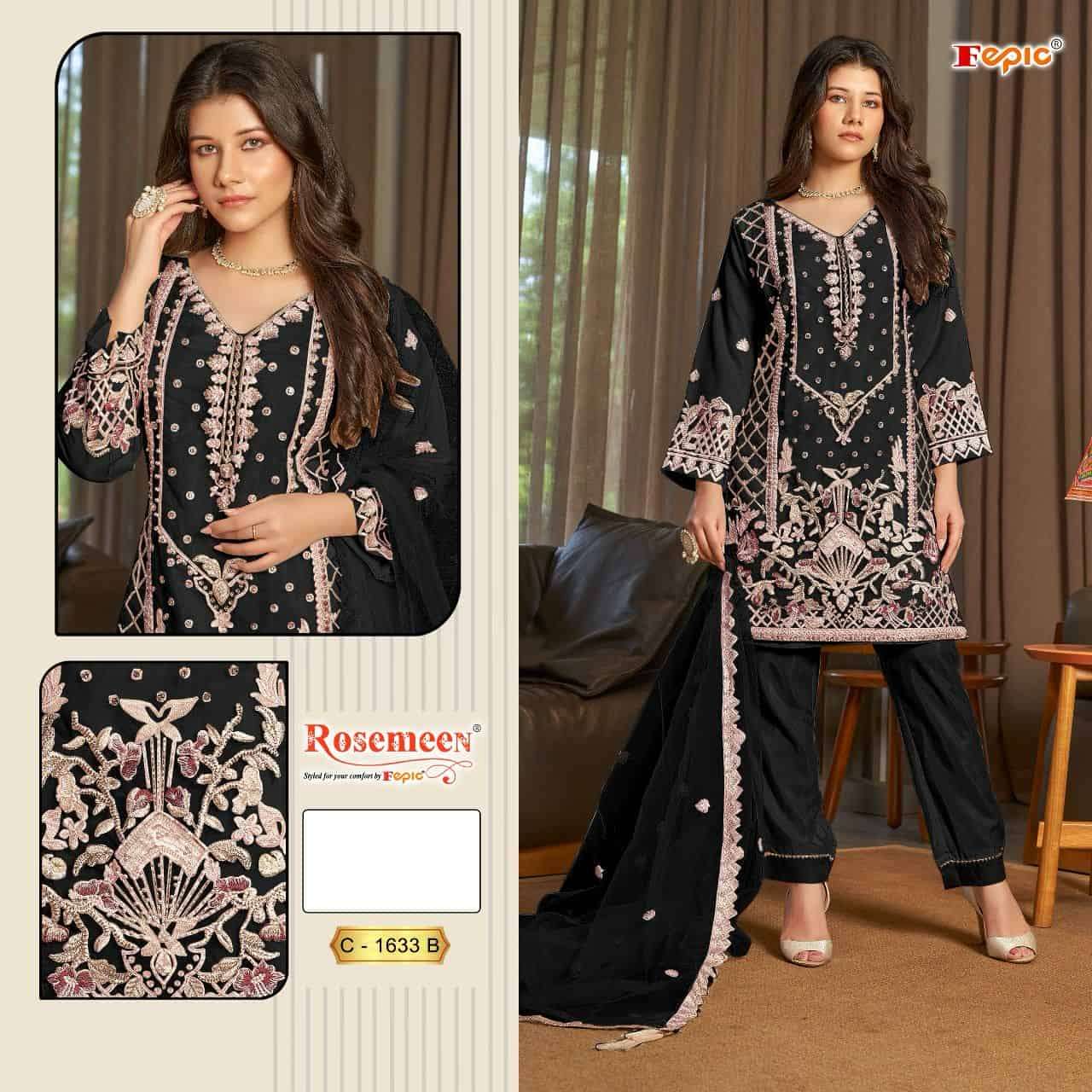 Fepic Rosemeen Organza Designer Party Wear Suit view 2
