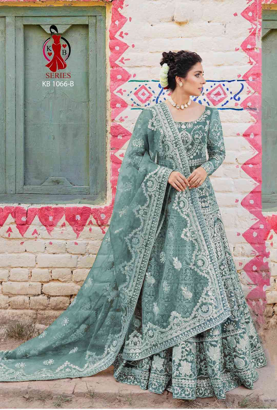 Kb Series Kb 1066 Bridal Designs Party Wear Anarkali Gown Collection view 5