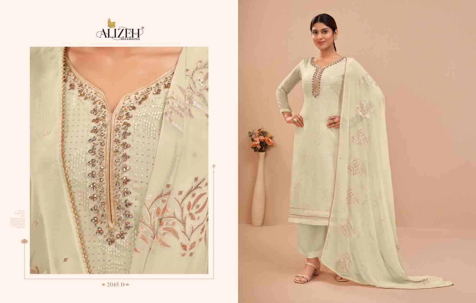 Alizeh Murad Vol 9 Branded Festive Collection Ladies Suit view 6
