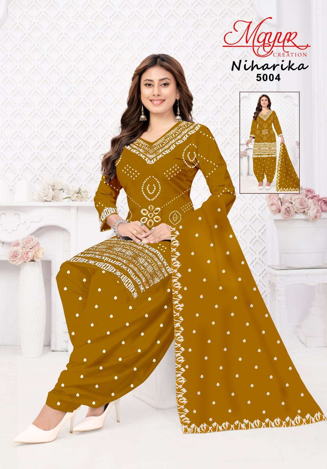 Mayur Niharika Vol 5 Pure Cotton Dress Material view 7