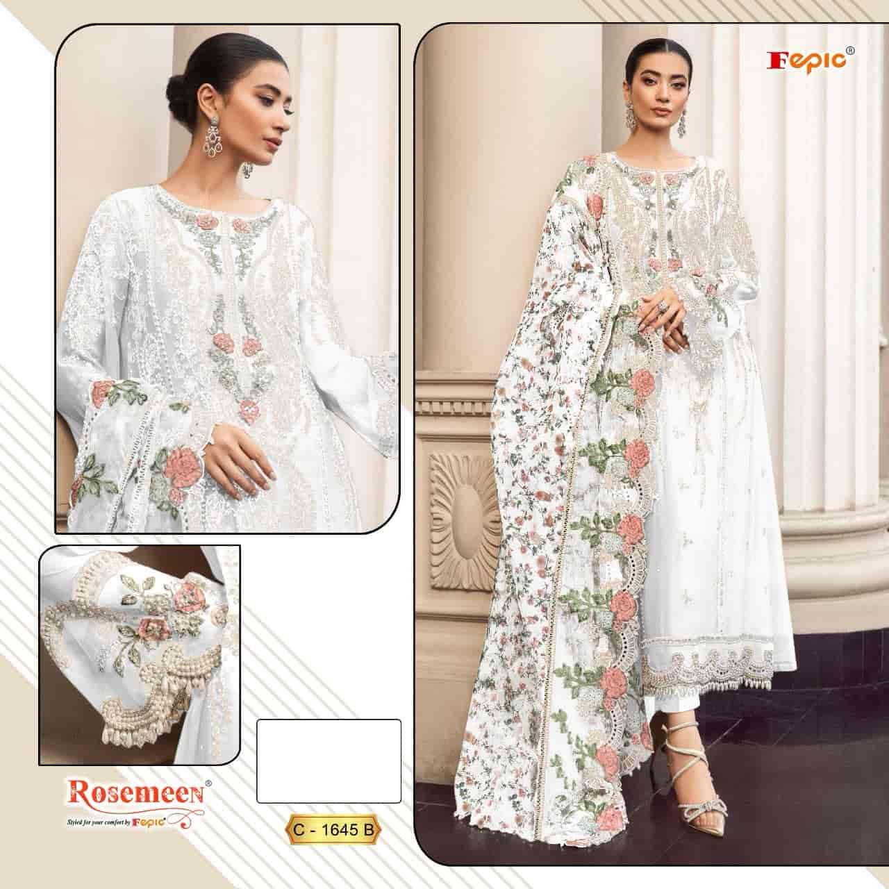 Fepic C 1645 Colors Pakistani Heavy Designer Style Party Wear Suit Wholesalers view 3